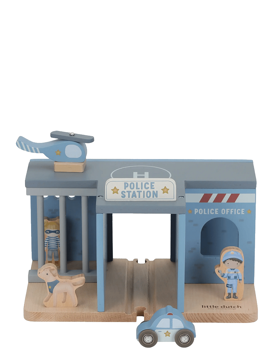 Little Dutch - Police station - lekset - blue - 1