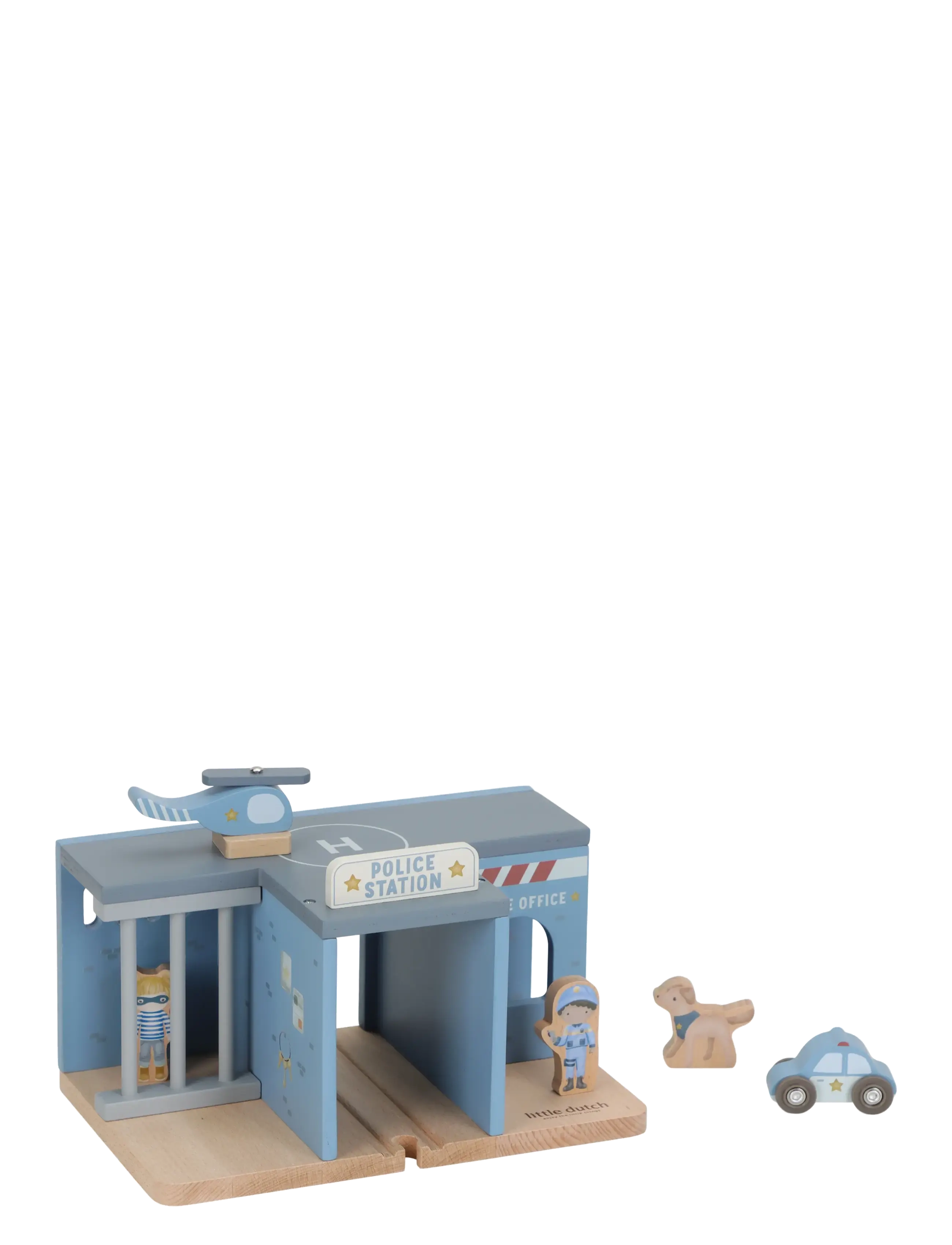 Little Dutch - Police station - lekset - blue - 2