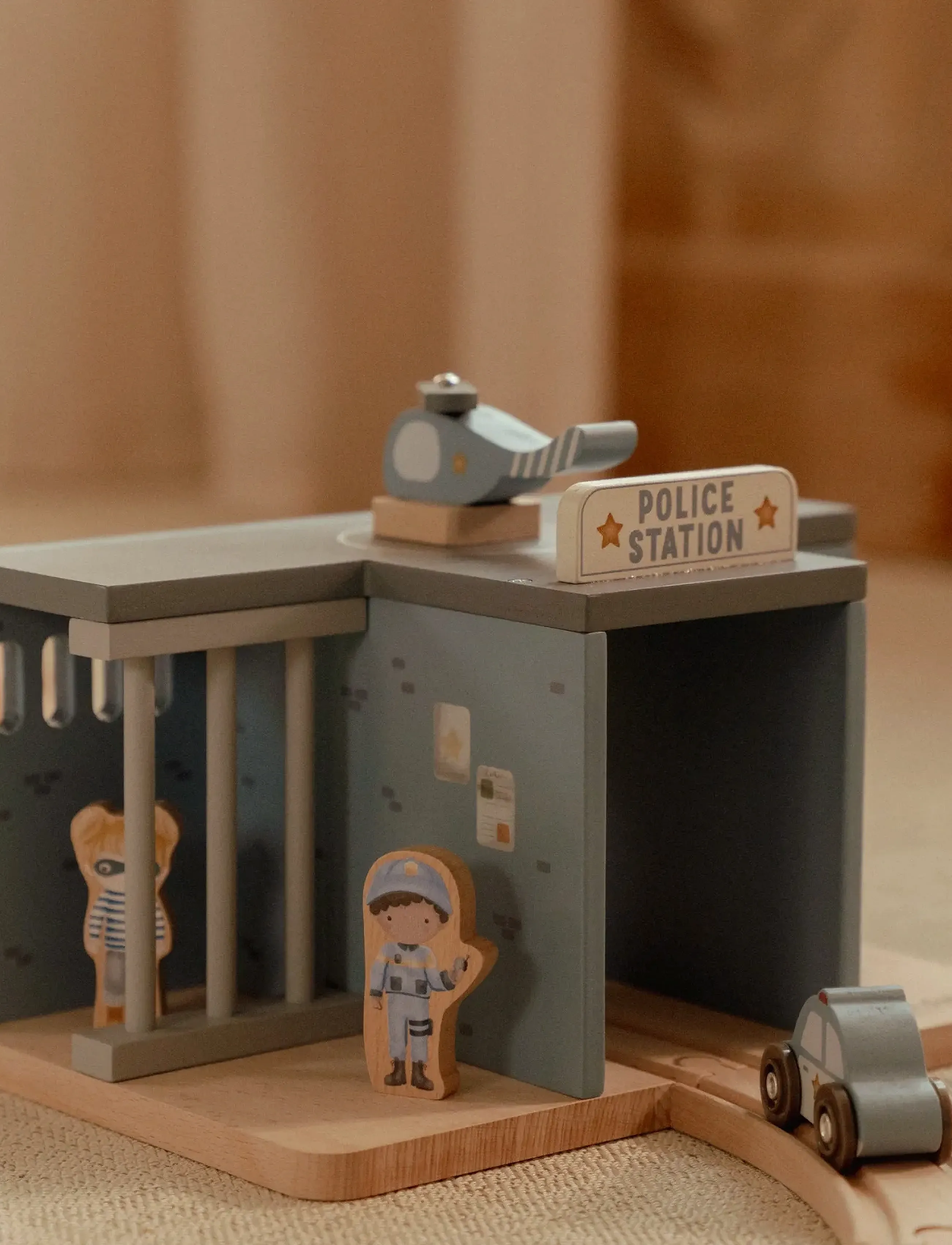 Little Dutch Police Station, One Size, Blue, Legesæt Og Actionfigurer > Legesæt, Børn