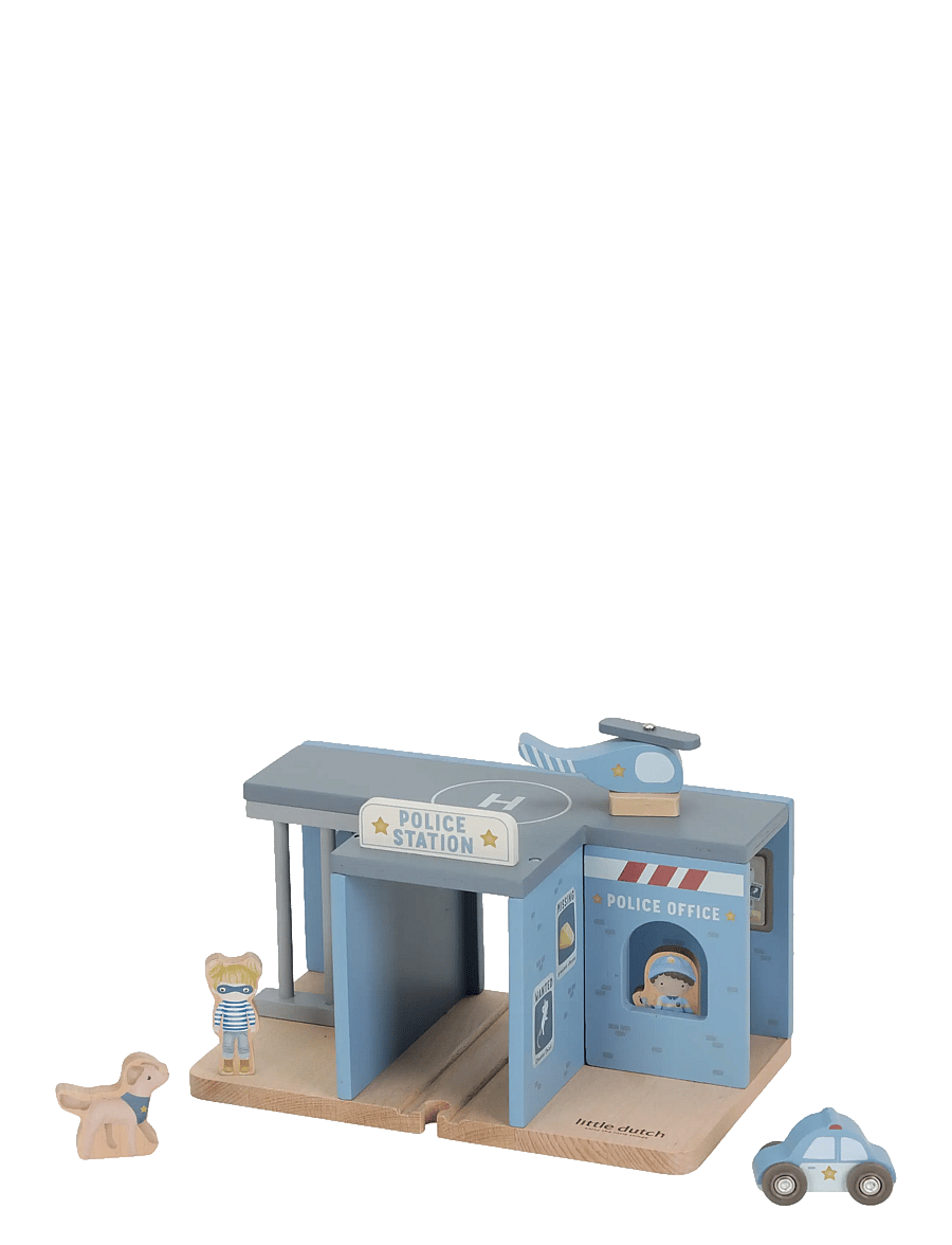 Little Dutch - Police station - lekset - blue - 4