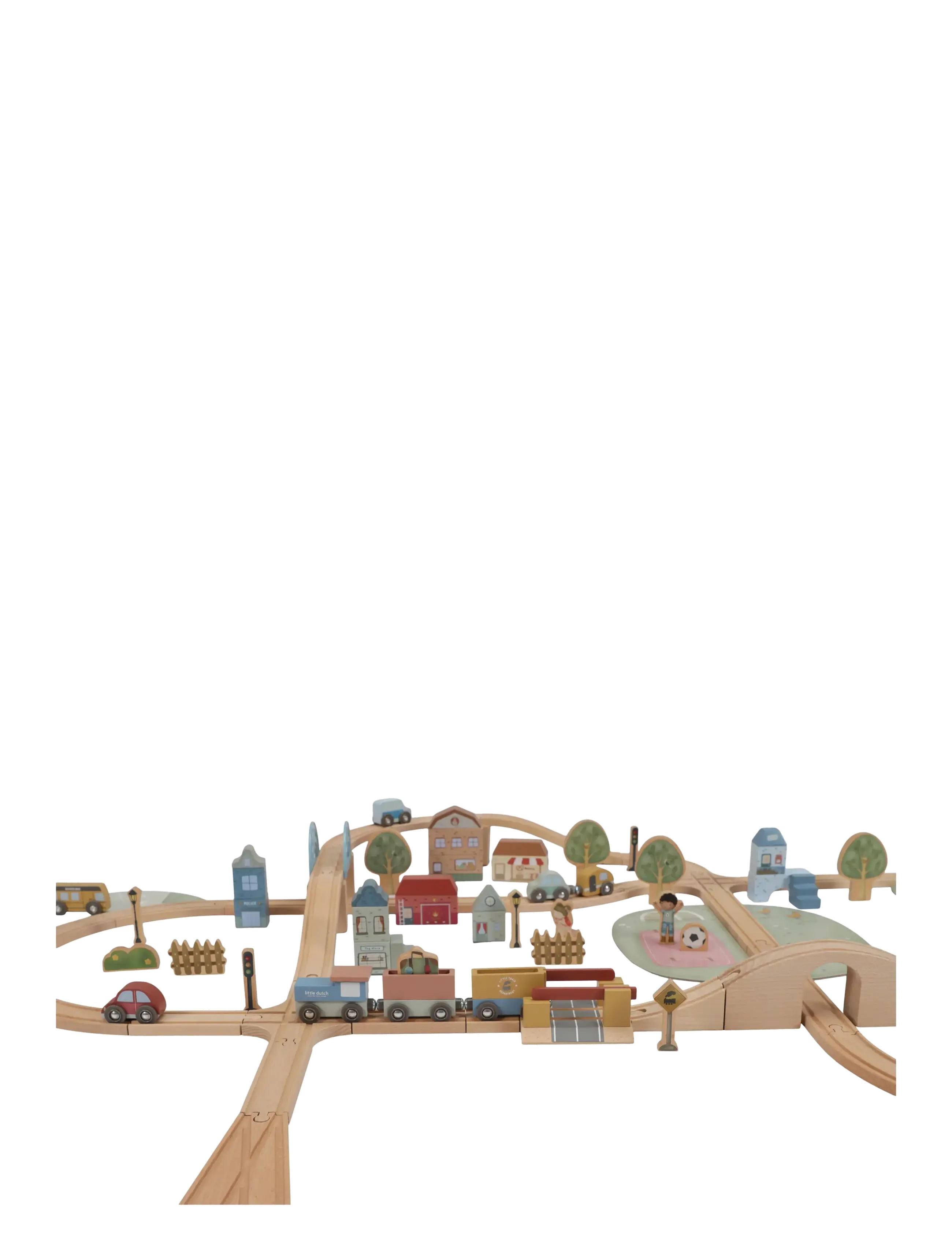 Little Dutch - Trainset 114 pcs - multi - 3