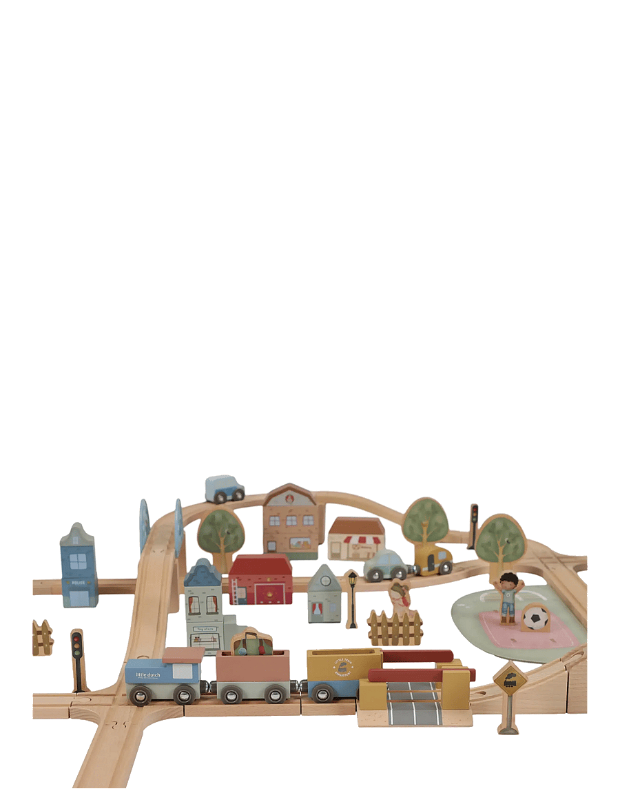 Little Dutch - Trainset 114 pcs - tåg - multi - 4