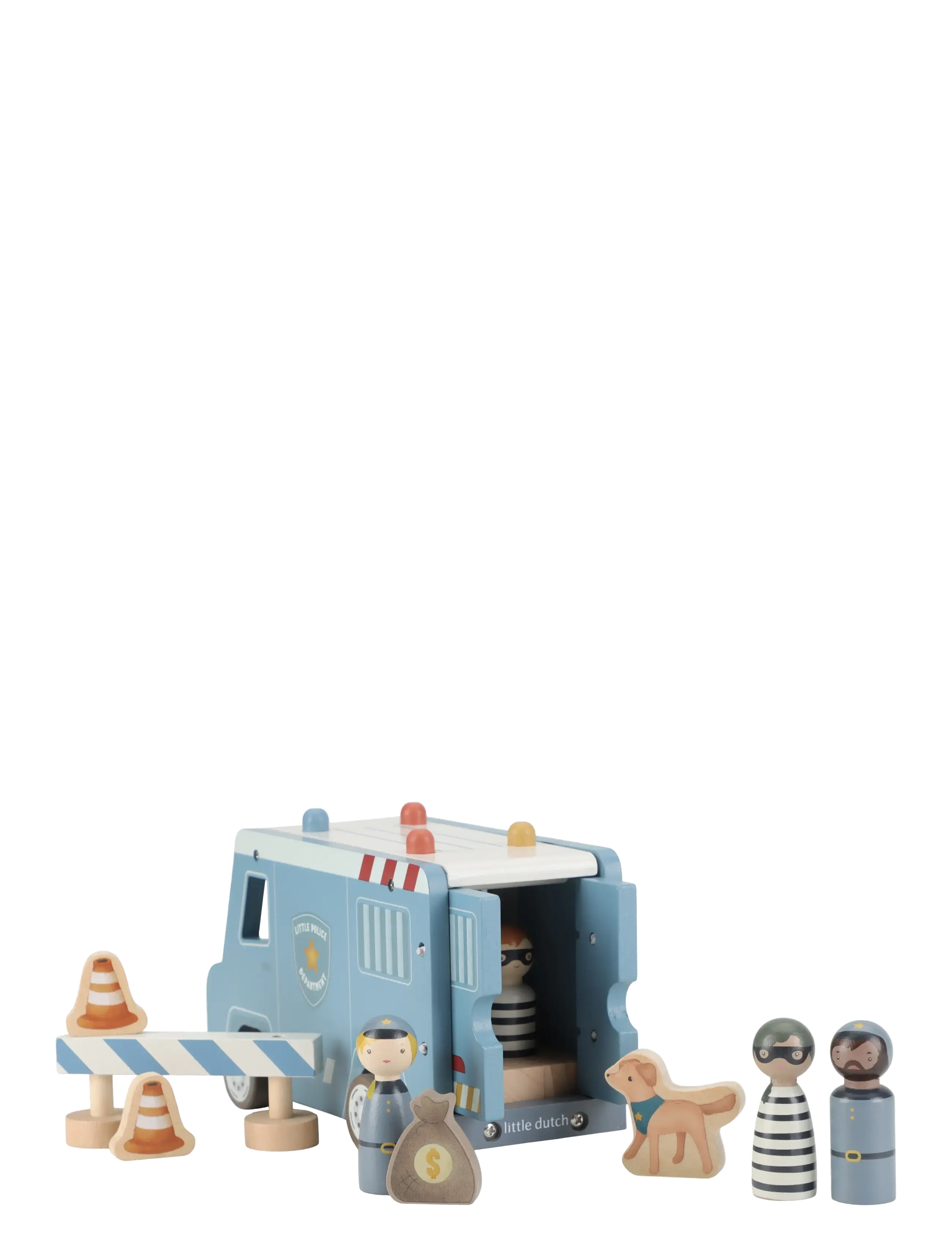 Little Dutch Police Car W/ Pegdolls, Børn, Police Cars, Blå, Str: ONE SIZE