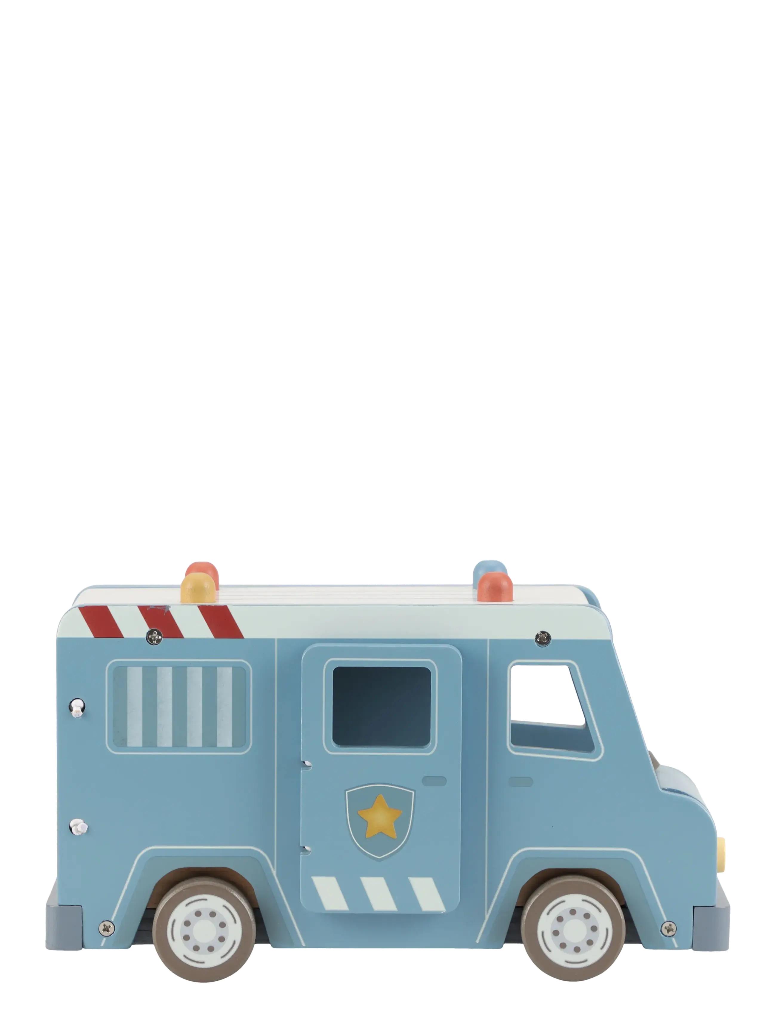 Little Dutch - Police car w/ pegdolls - blue - 3