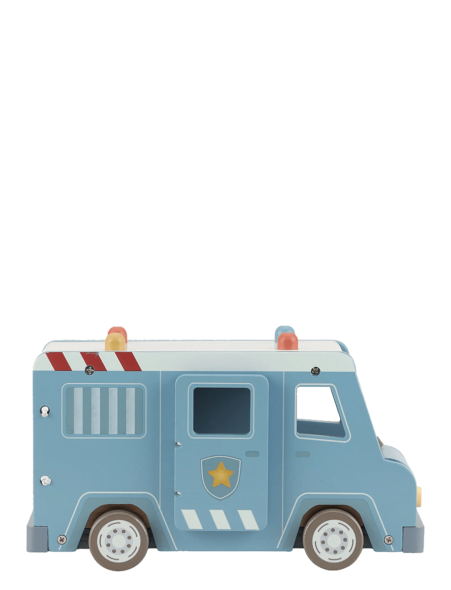 Little Dutch - Police car w/ pegdolls - polisbilar - blue - 3