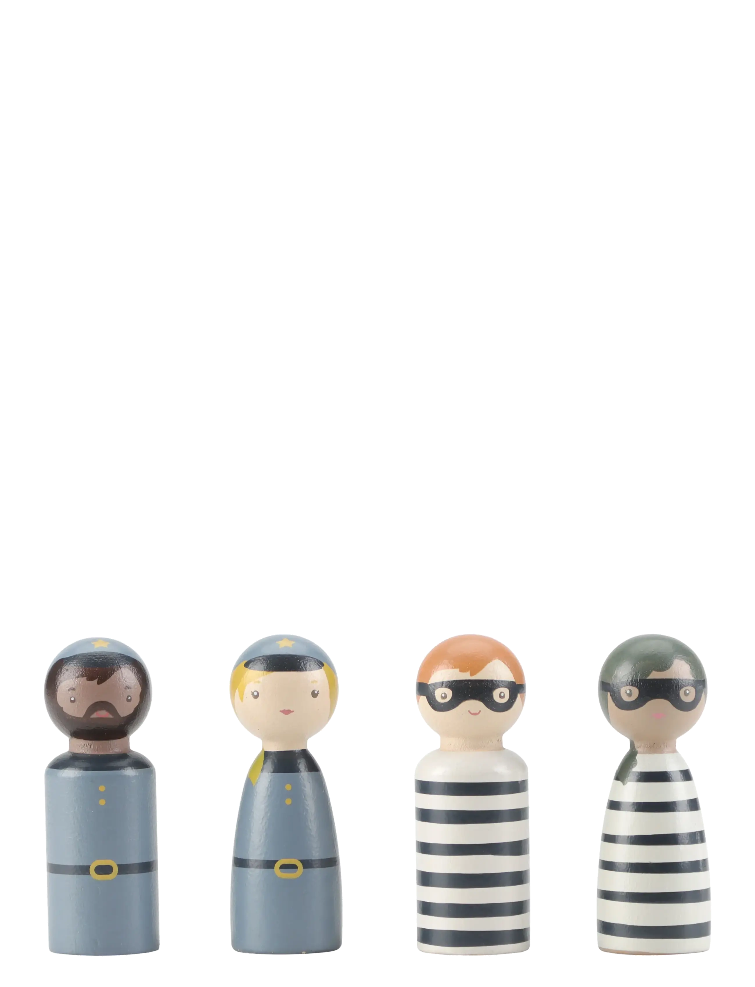 Little Dutch - Police car w/ pegdolls - blue - 5