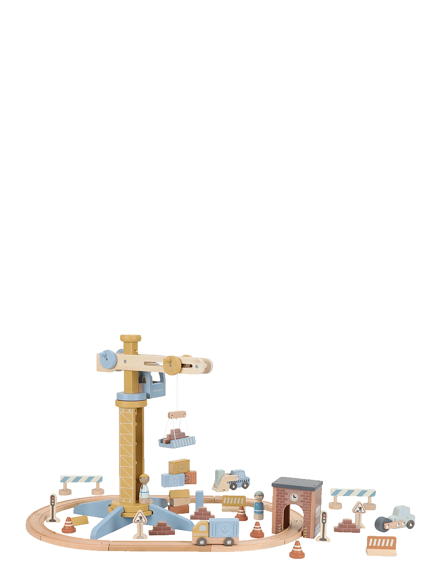 Little Dutch - Crane set met traintrack - byggsatser - multi - 2