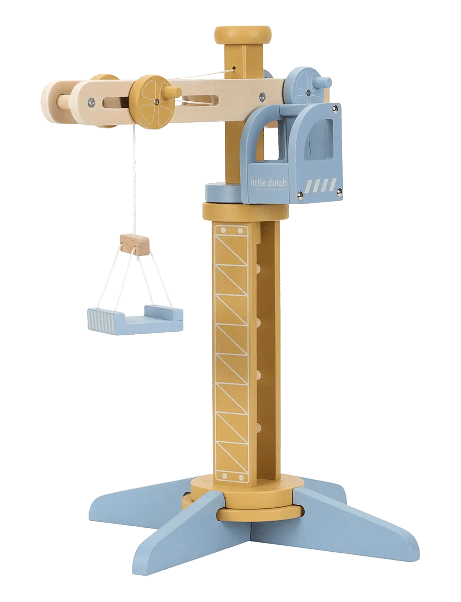 Little Dutch - Crane set met traintrack - byggsatser - multi - 3