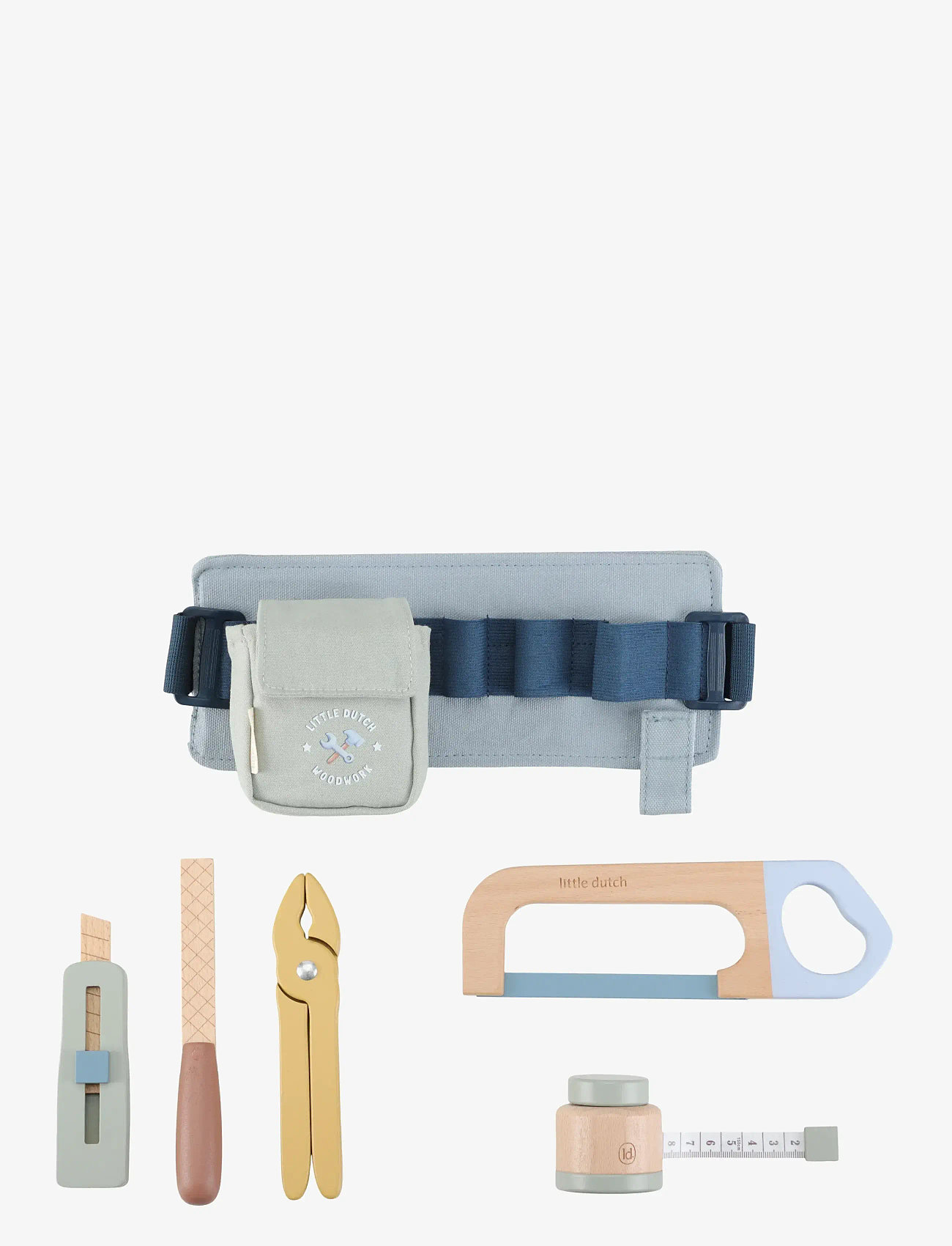 Little Dutch - Little Dutch - Toolbelt FSC - legetøjsværktøj - blue - 1