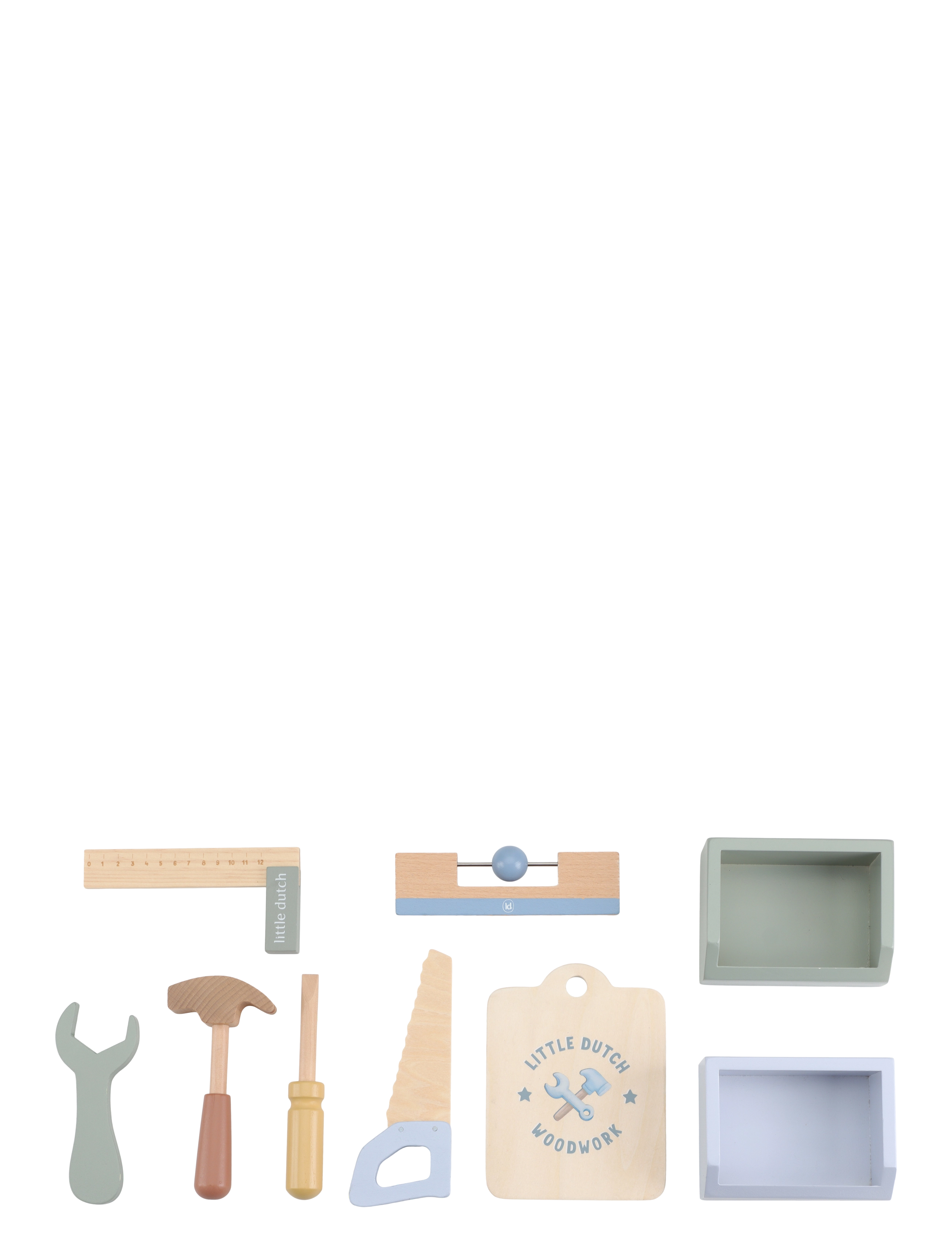 Little Dutch - Workbench - legetøjsværktøj - blue - 3