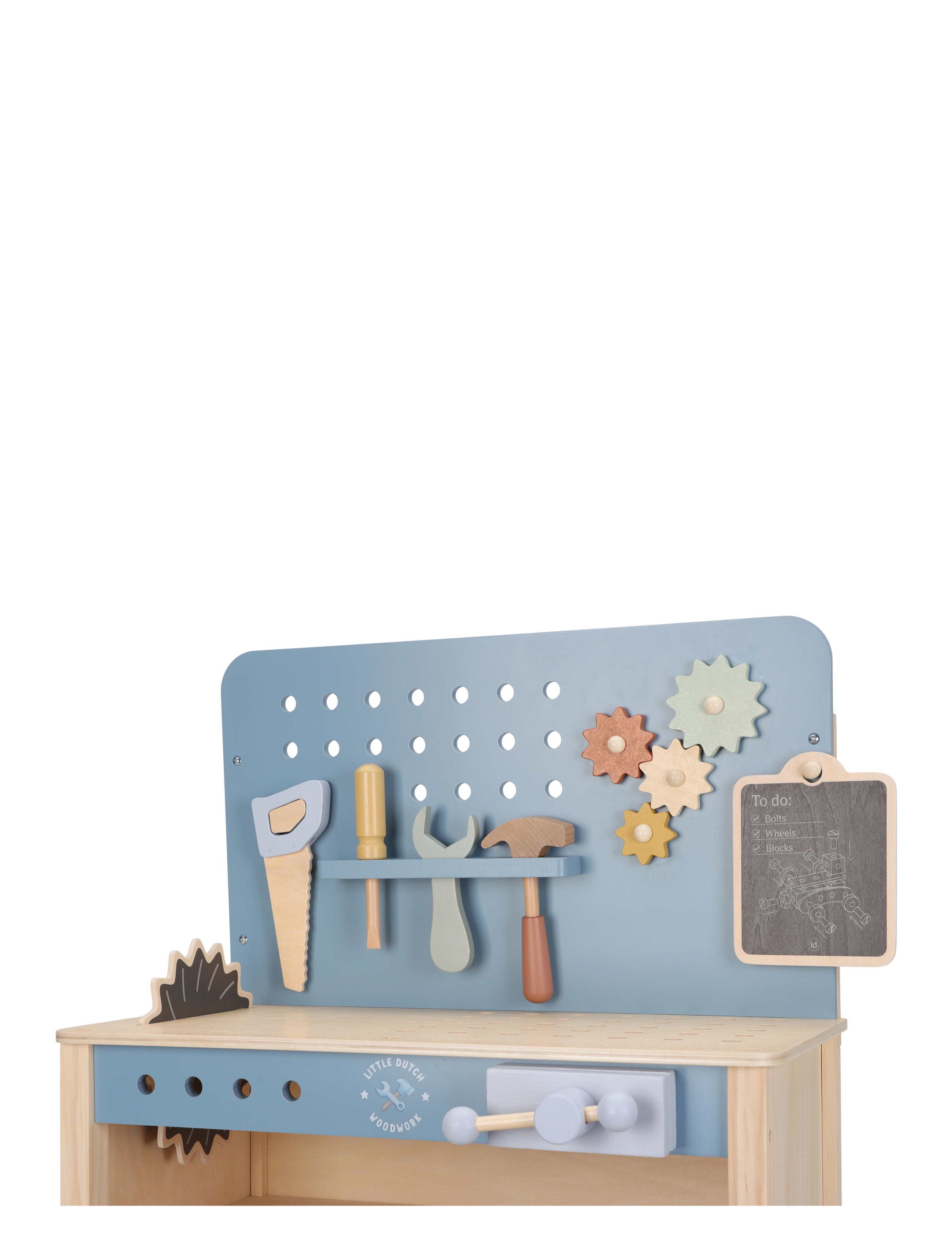 Little Dutch - Workbench - legetøjsværktøj - blue - 5