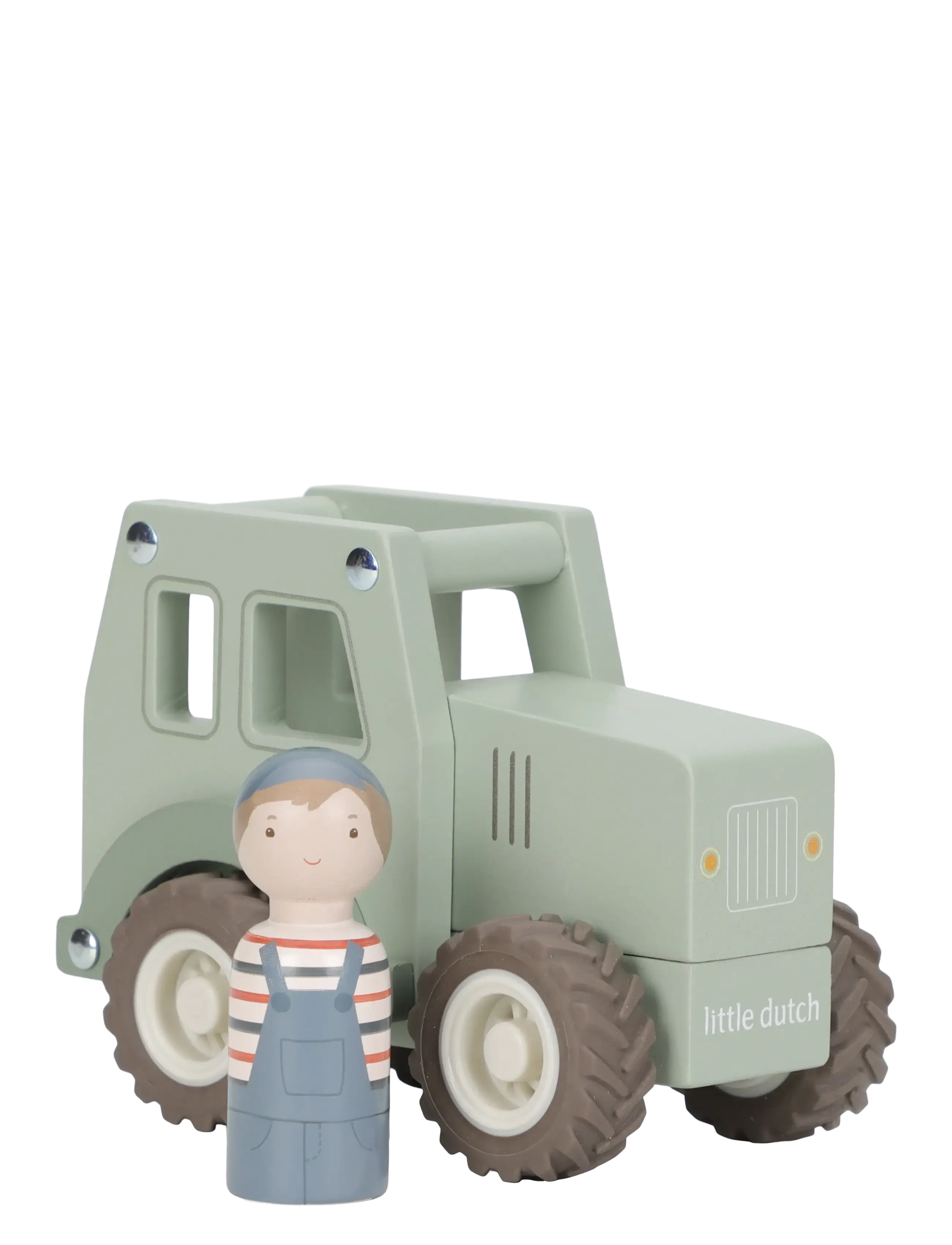 Little Dutch Tractor w/pegdoll - Legetøjsfigurer & Sæt - GREEN / green