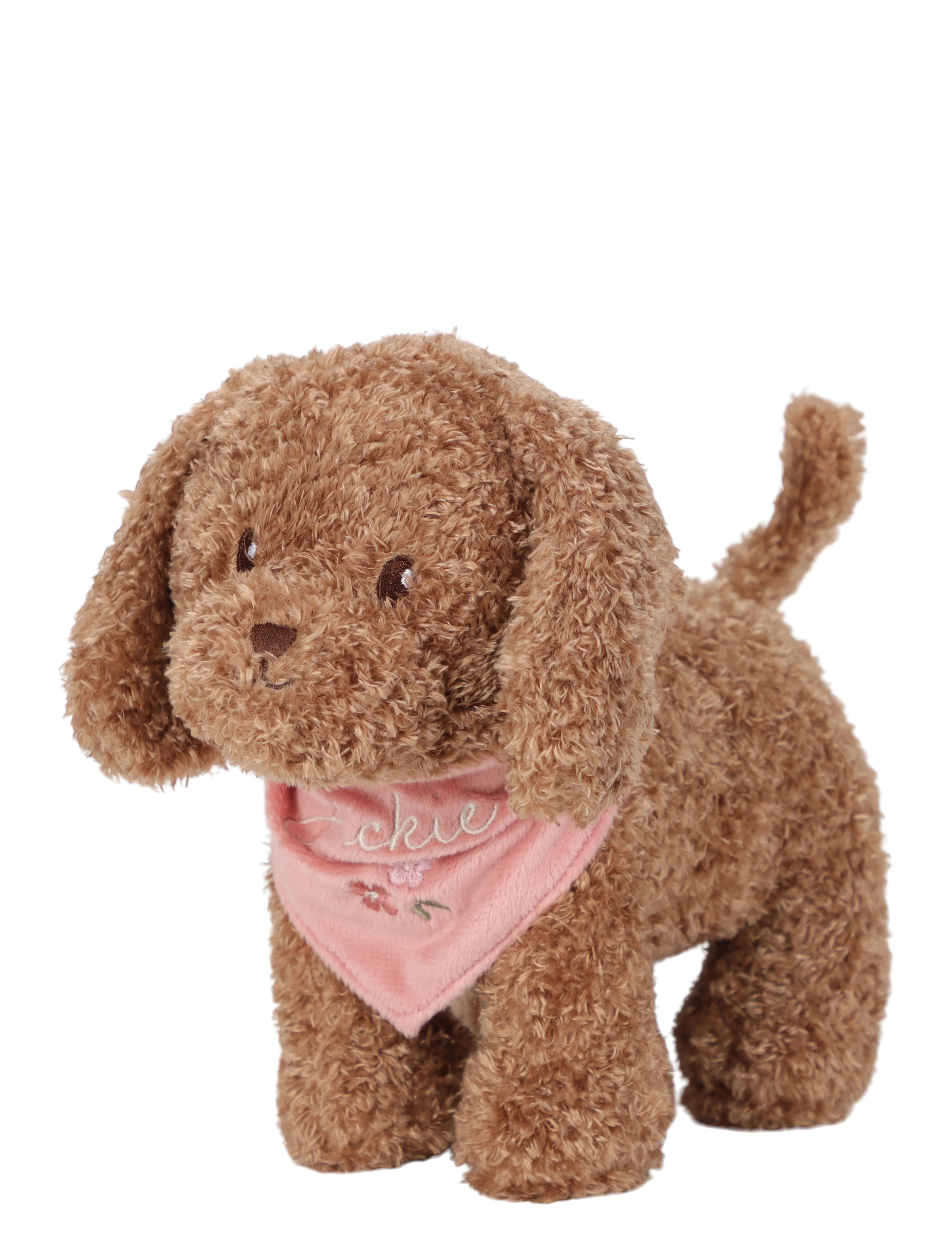 Little Dutch - Plush dog Jackie in bag - mjukisdjur - brown - 3