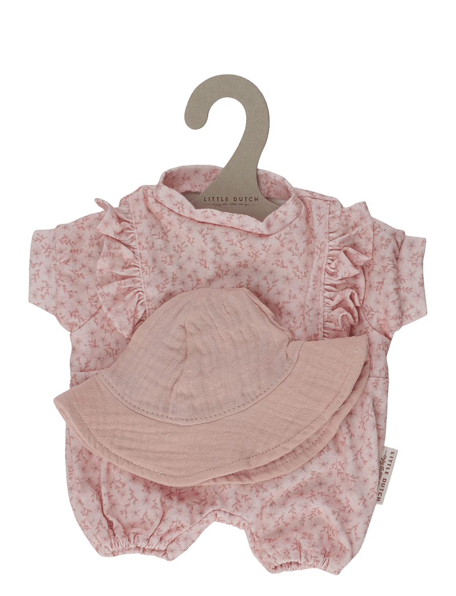 Little Dutch - Little Dutch - Baby doll Clothes pink - dukketøj - pink - 0