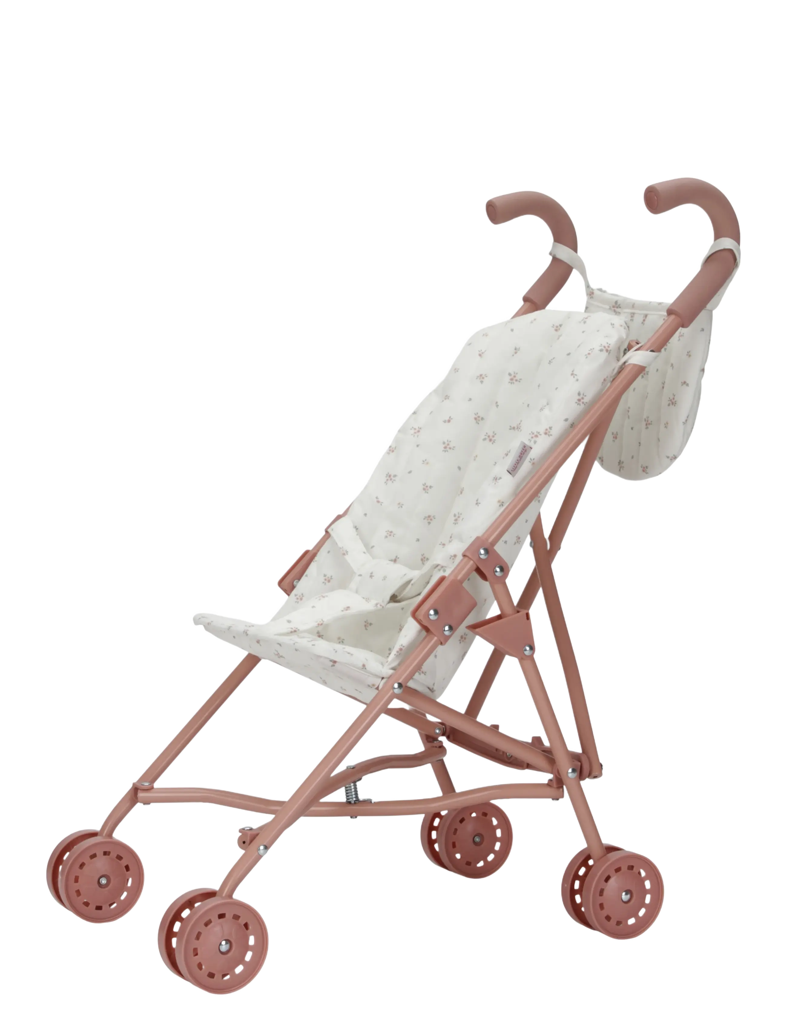 Little Dutch Little Dutch - Metal Doll Stroller - Legetøj - PINK / pink/rose