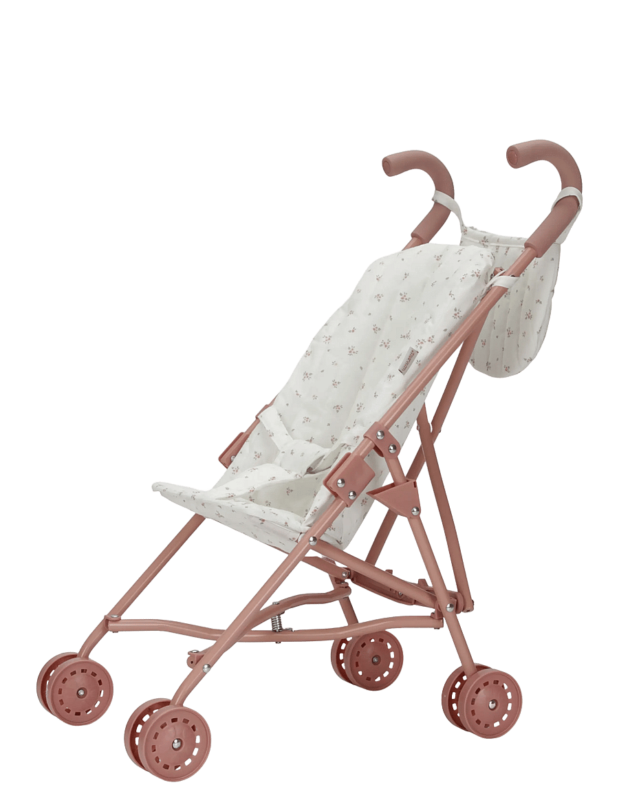 Little Dutch - Little Dutch - Metal Doll Stroller - dockvagnar - pink - 0