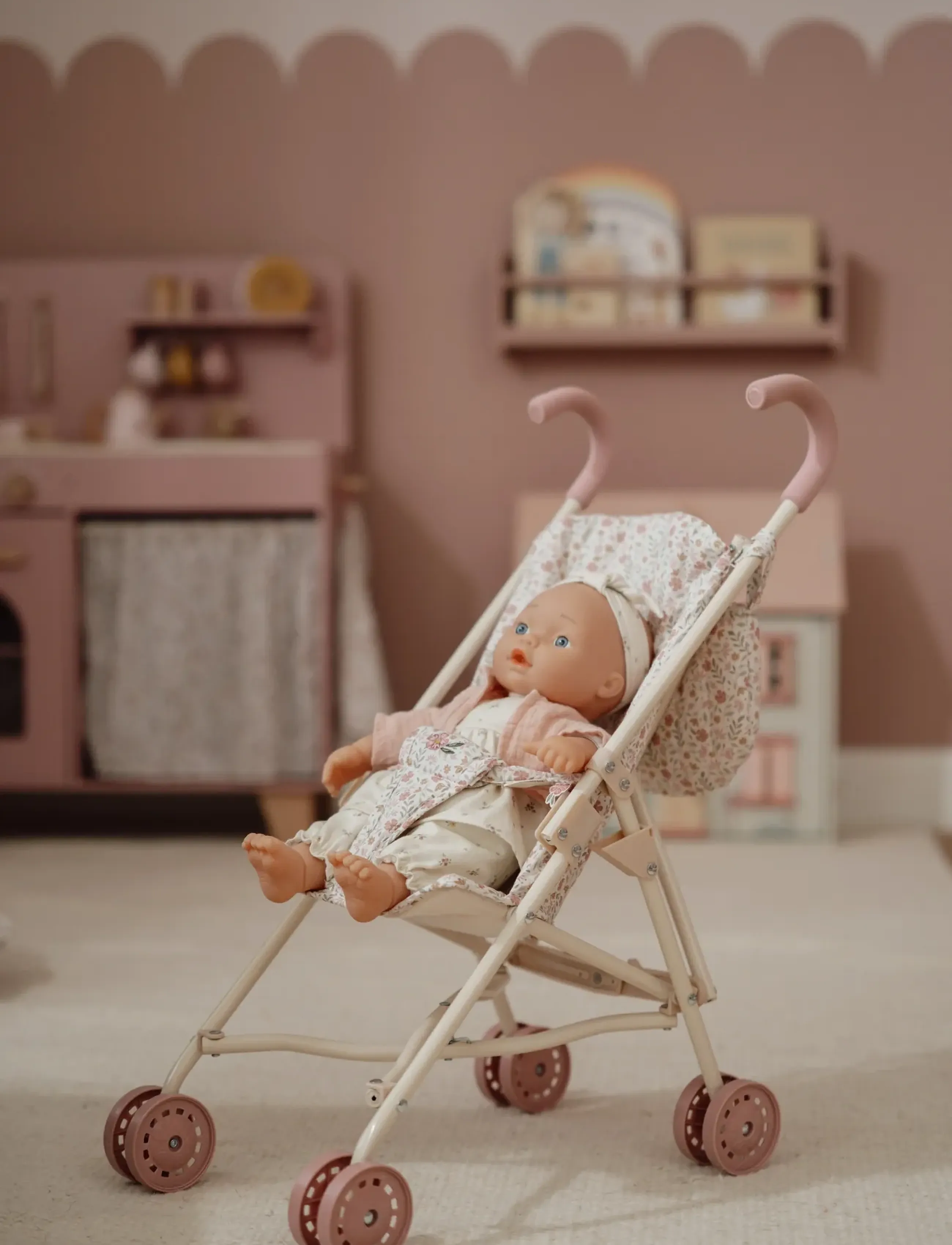 Little Dutch - Stroller - White - dukkevogne - white - 5