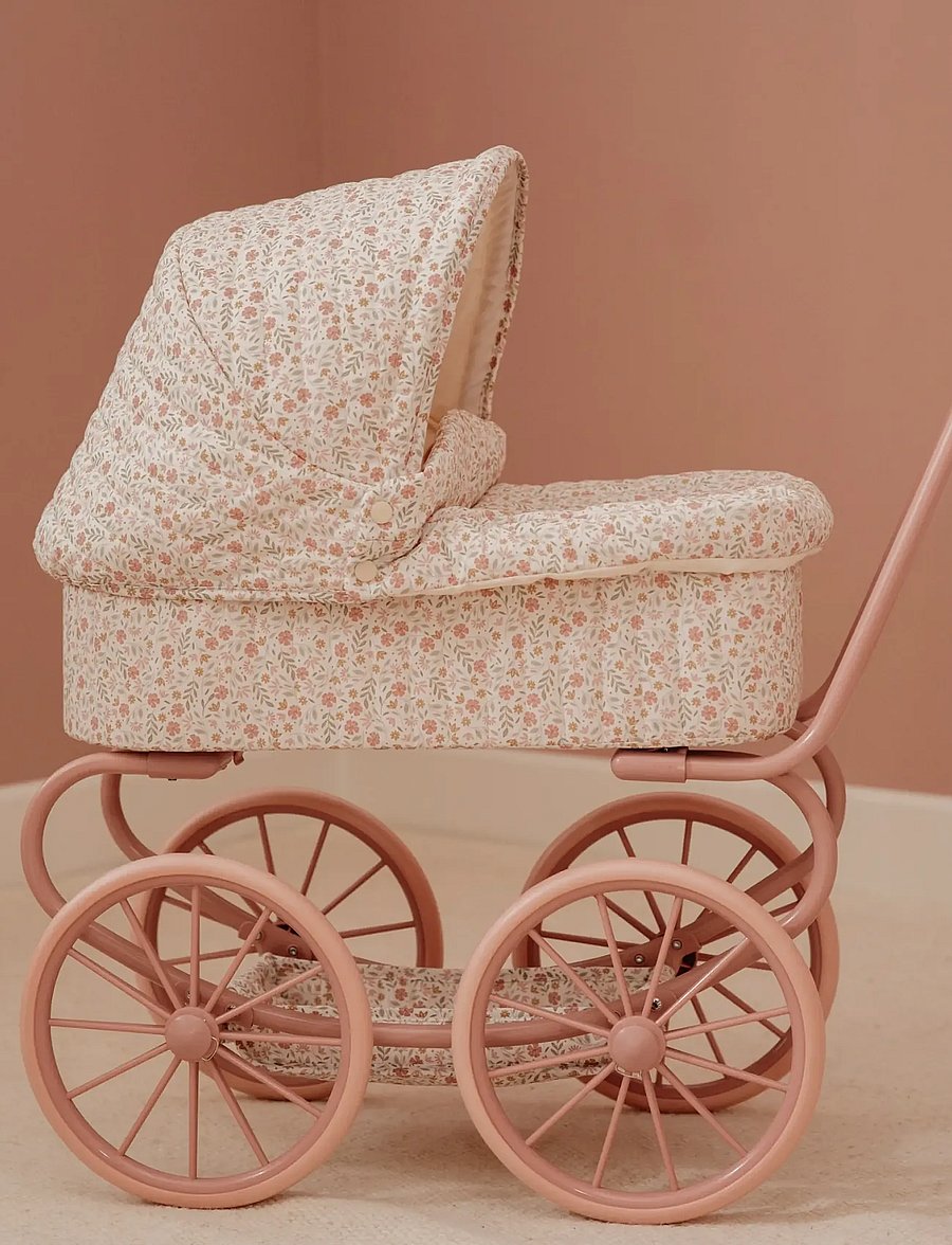 Little Dutch - Doll pram - dukkevogne - pink - 0