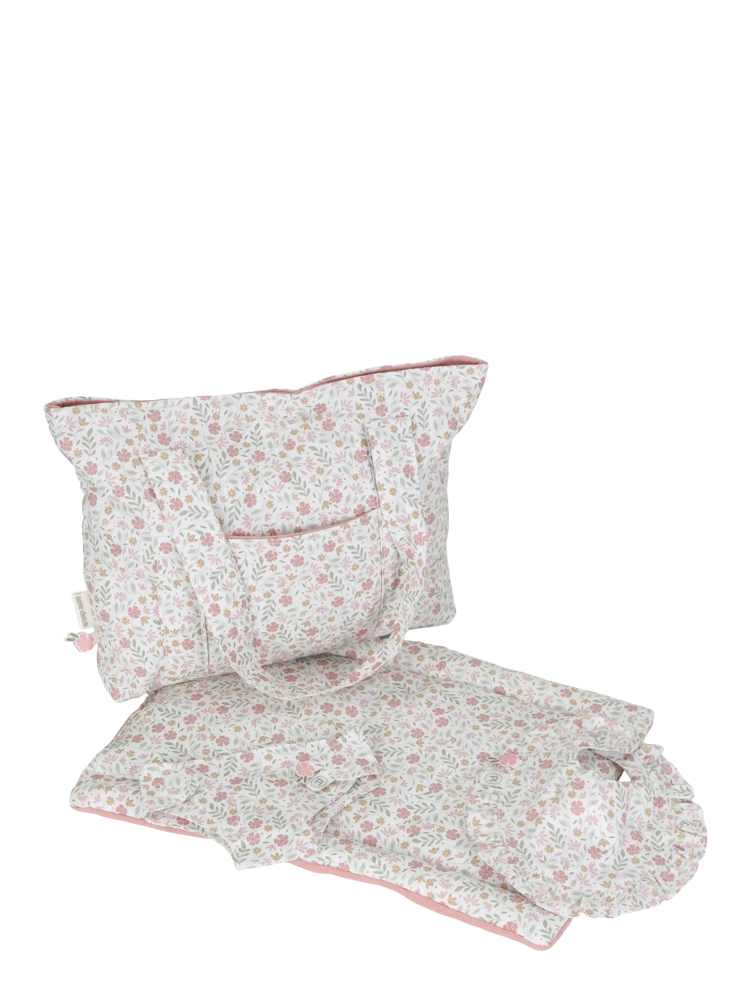Little Dutch Doll nursery bag set - Dukker & Tilbehør - PINK / pink/rose