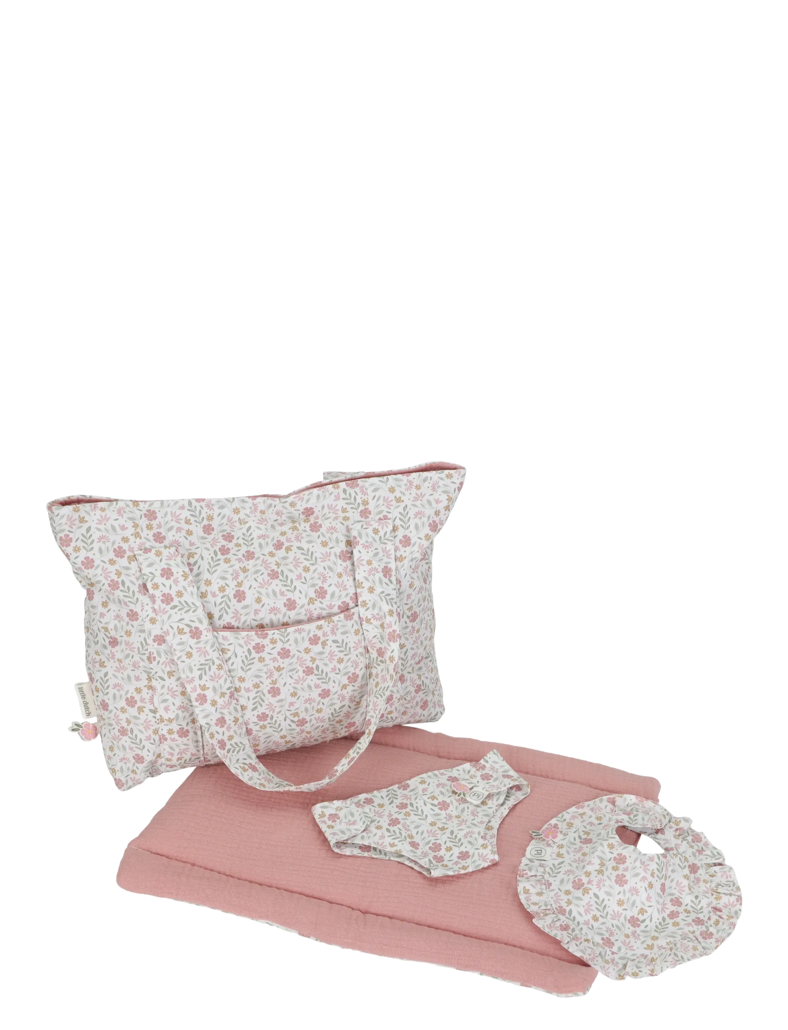 Little Dutch - Doll nursery bag set - dukketilbehør - pink - 2