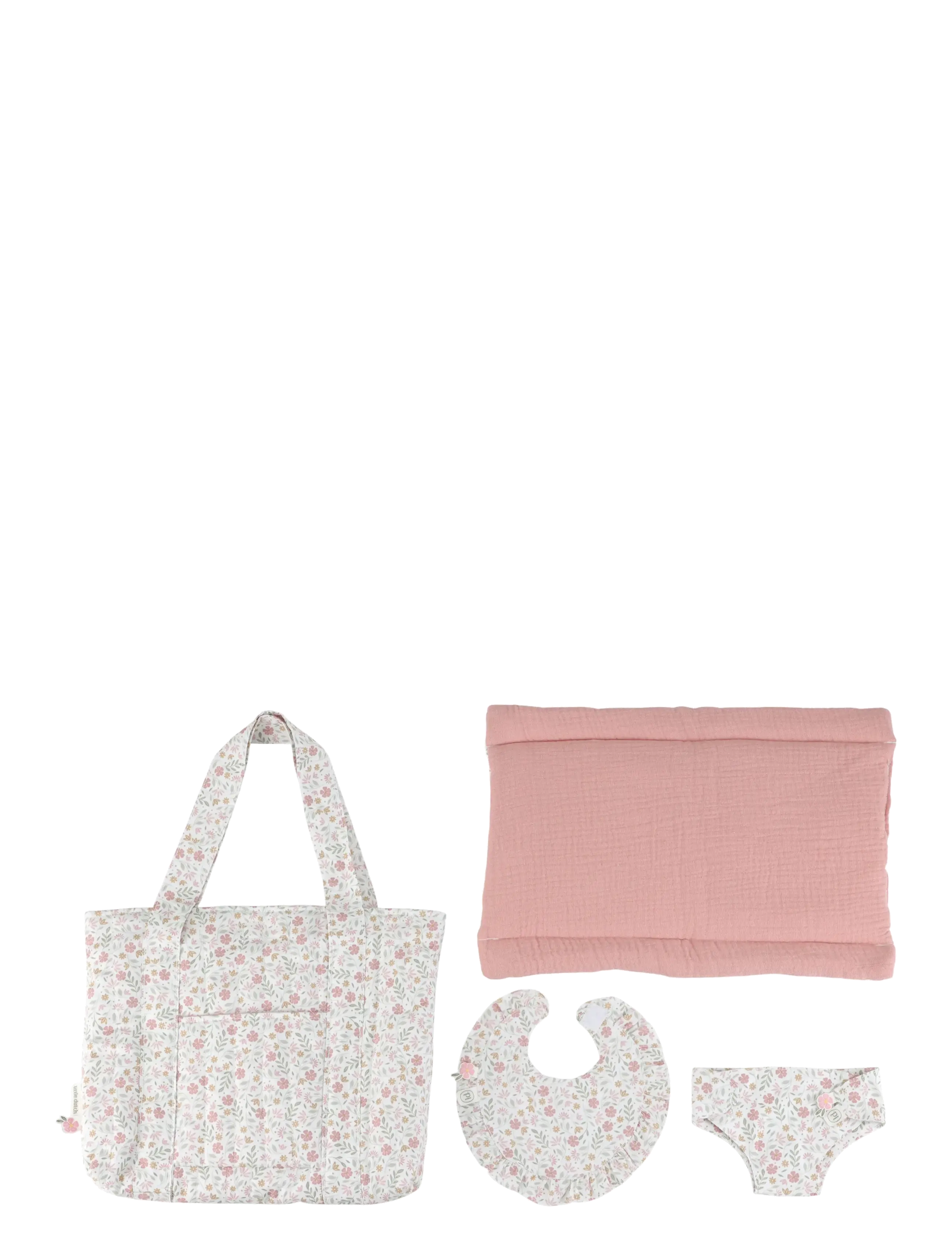Little Dutch - Doll nursery bag set - dukketilbehør - pink - 3