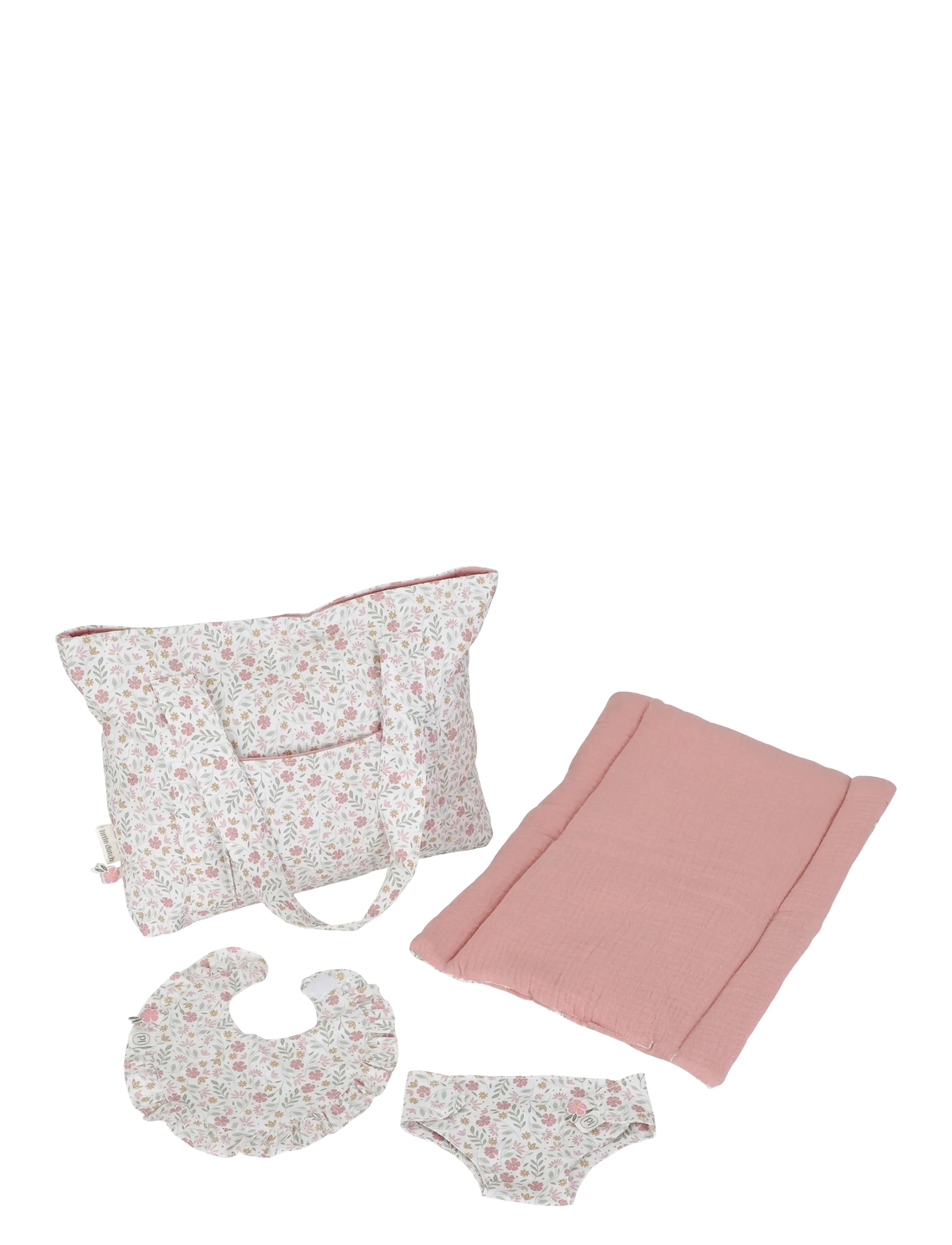 Little Dutch - Doll nursery bag set - dukketilbehør - pink - 4