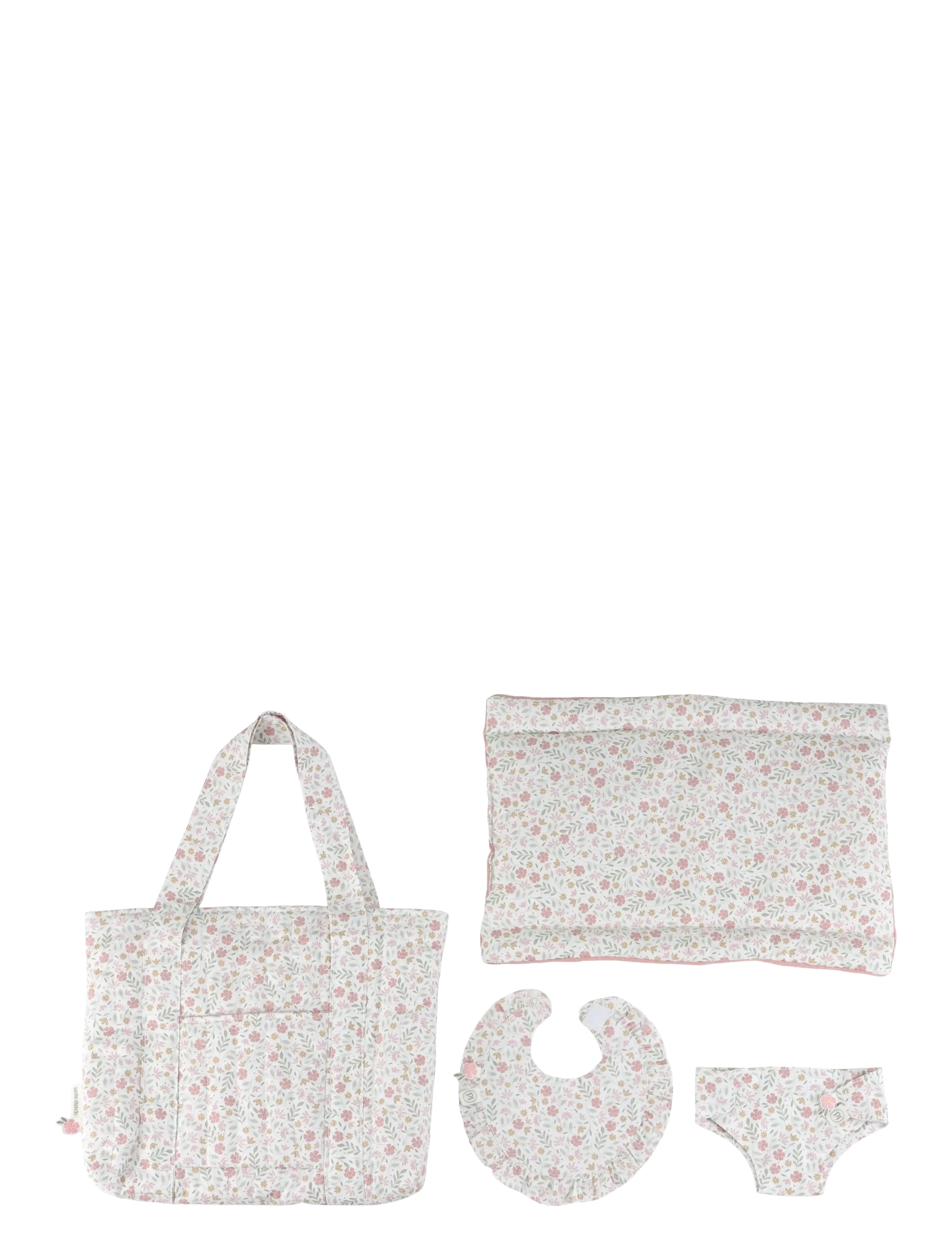 Little Dutch - Doll nursery bag set - dukketilbehør - pink - 5