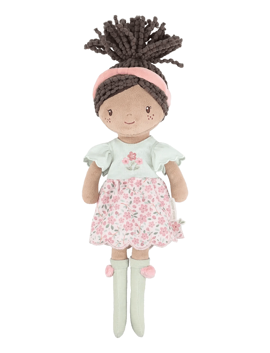 Little Dutch - Cuddle Doll Evi 35cm - dockor - green, pink, brown - 1