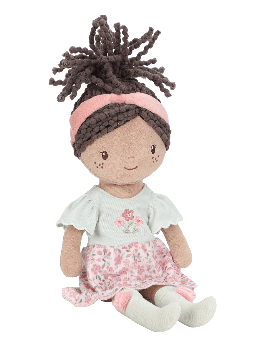 Little Dutch - Cuddle Doll Evi 35cm - dockor - green, pink, brown - 2