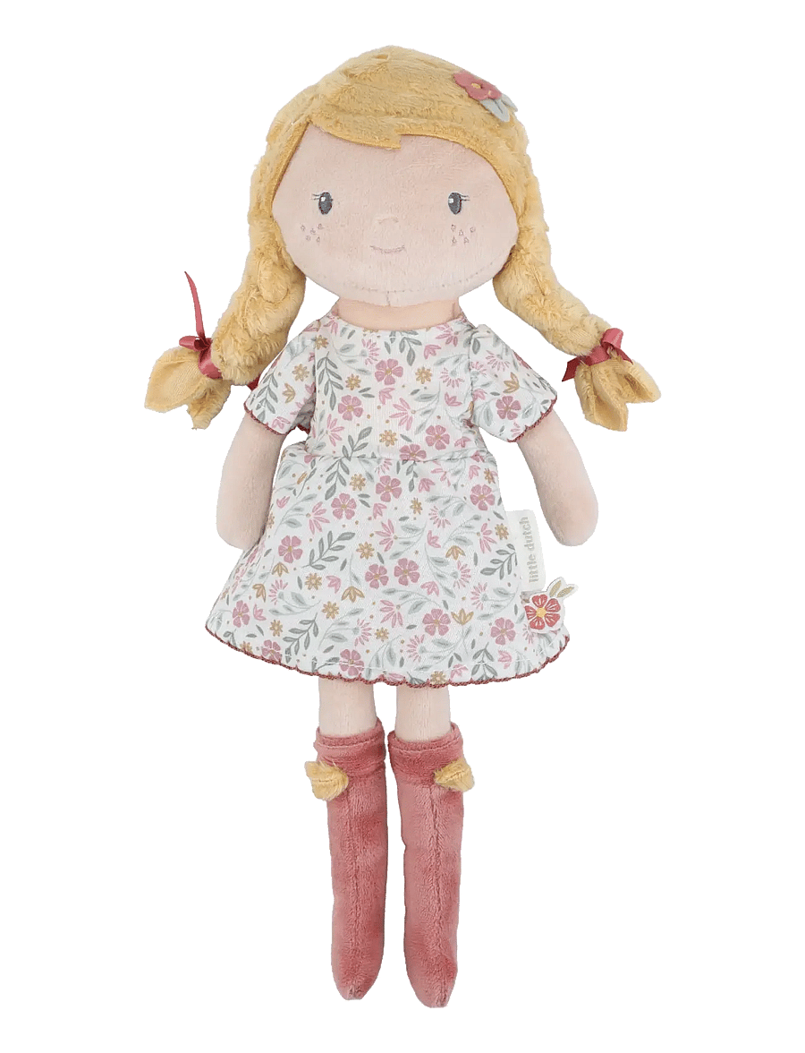 Little Dutch - Cuddle Doll Julia 35cm - dockor - pink, yellow - 1