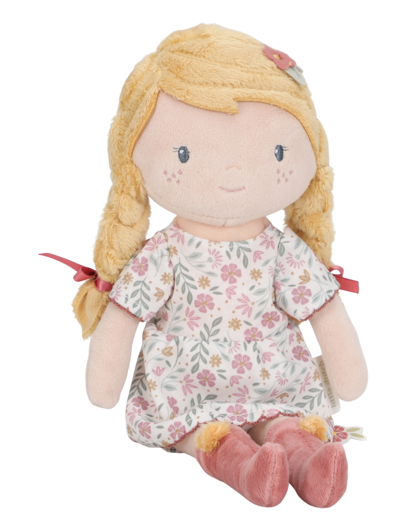 Little Dutch - Cuddle Doll Julia 35cm - dukker - pink, yellow - 2