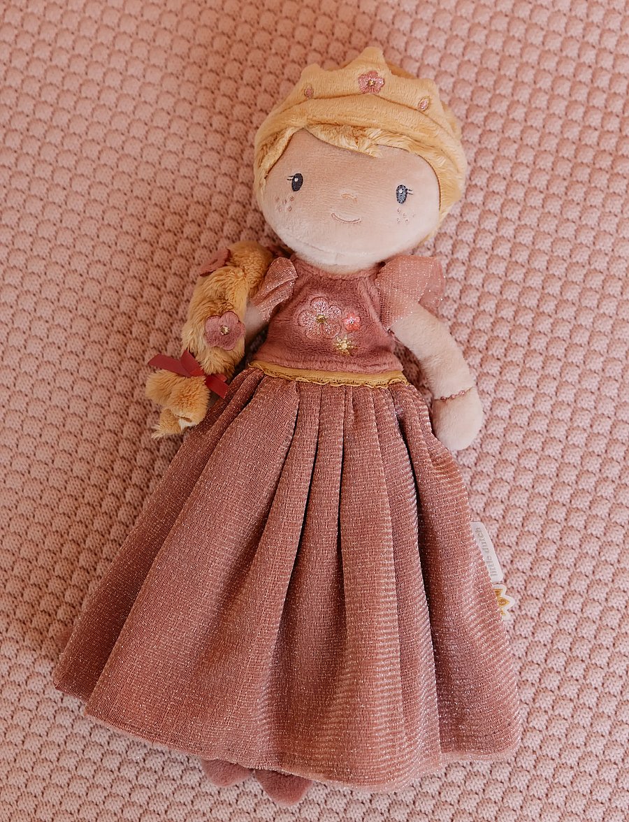 Little Dutch - Cuddle Doll Princess Julia 35cm - dockor - pink, yellow - 5