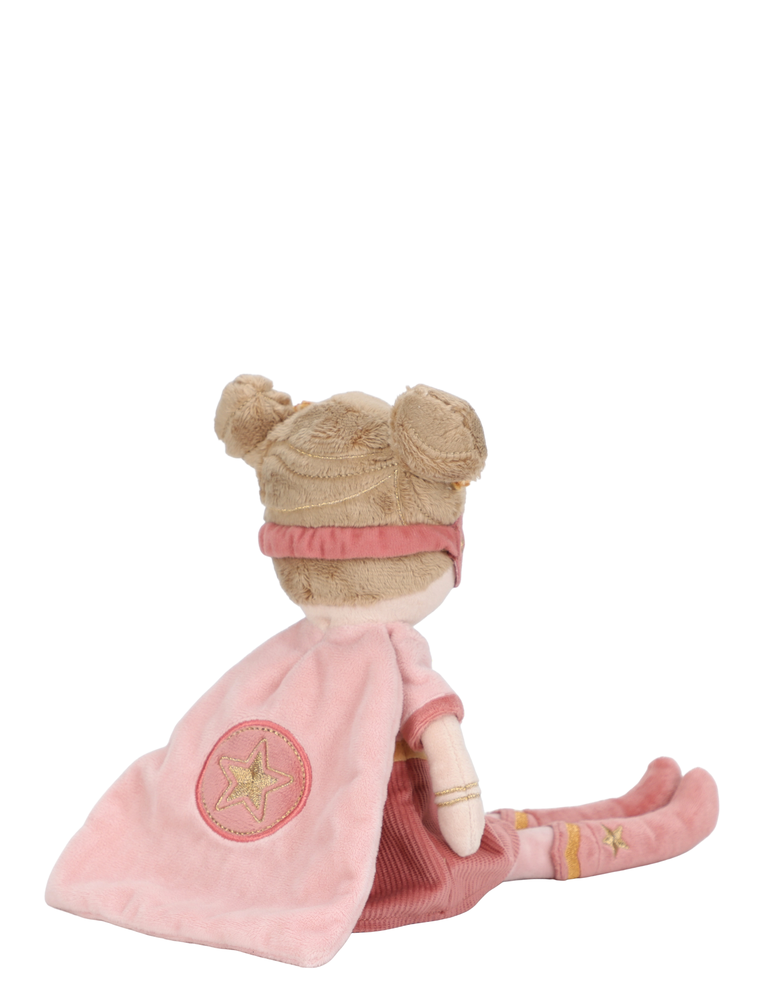 Little Dutch - Cuddle Doll Superhero Rosa 35cm - dukker - pink, brown - 3