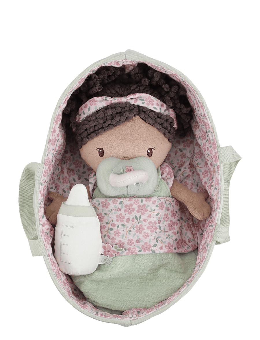 Little Dutch - Cuddle Doll Set Evi - dockor - green, pink, brown, white - 2
