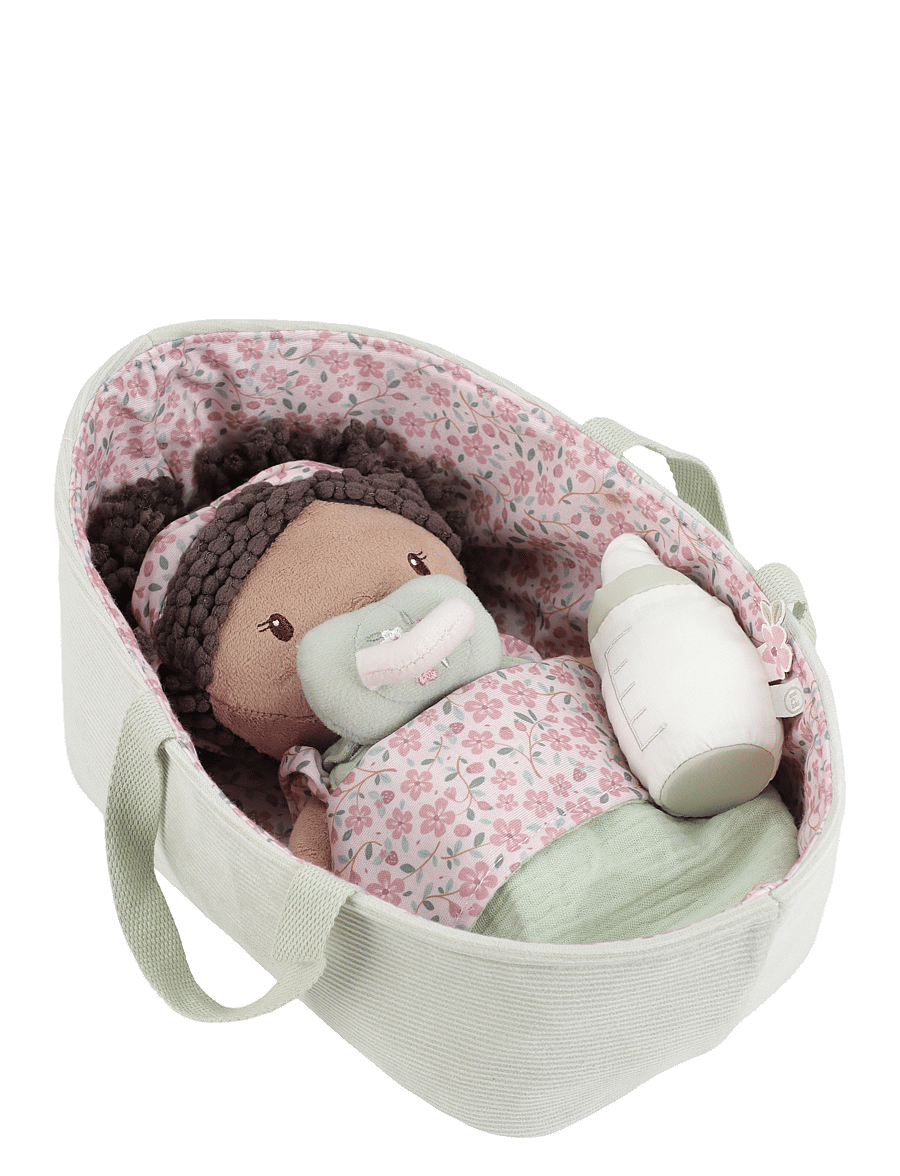 Little Dutch - Cuddle Doll Set Evi - dockor - green, pink, brown, white - 3