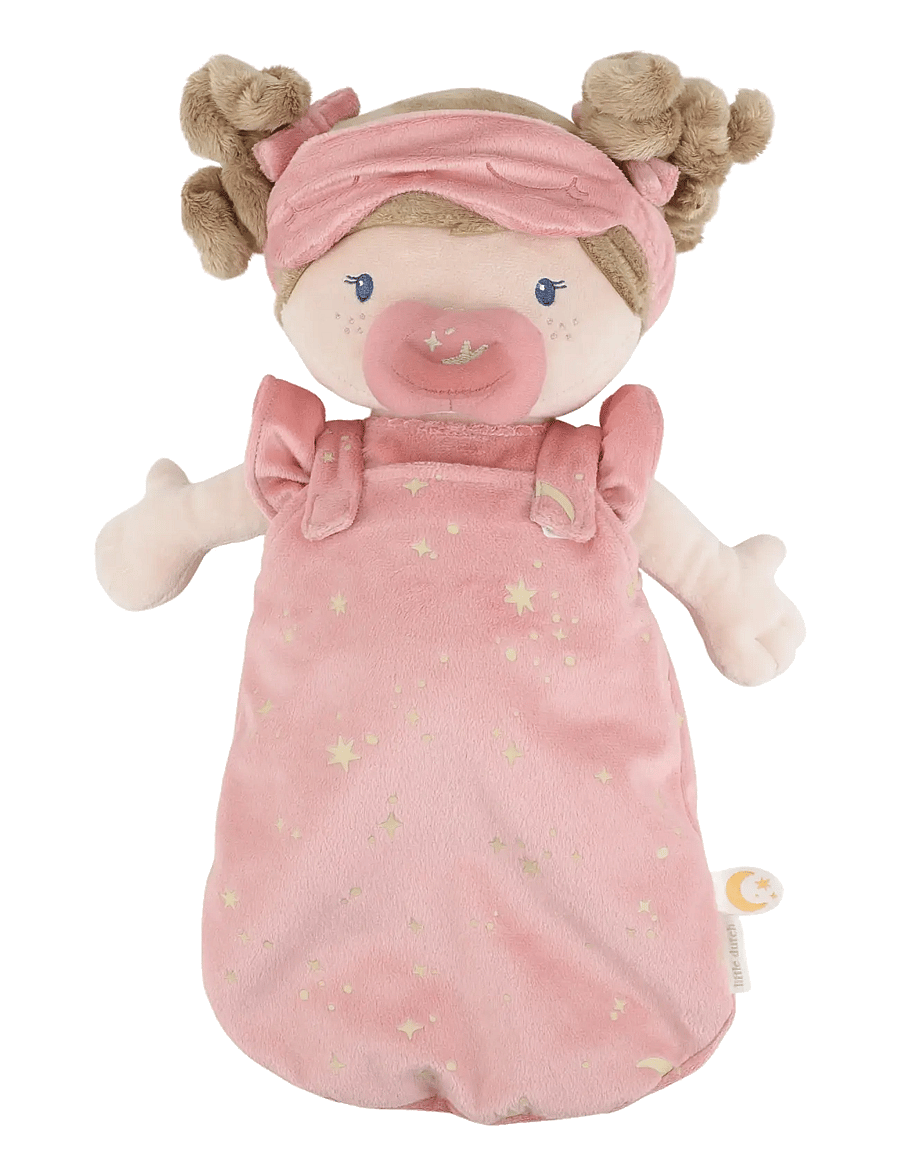 Little Dutch - Cuddle Doll Baby Rosa 40cm - dockor - white, pink, brown - 1