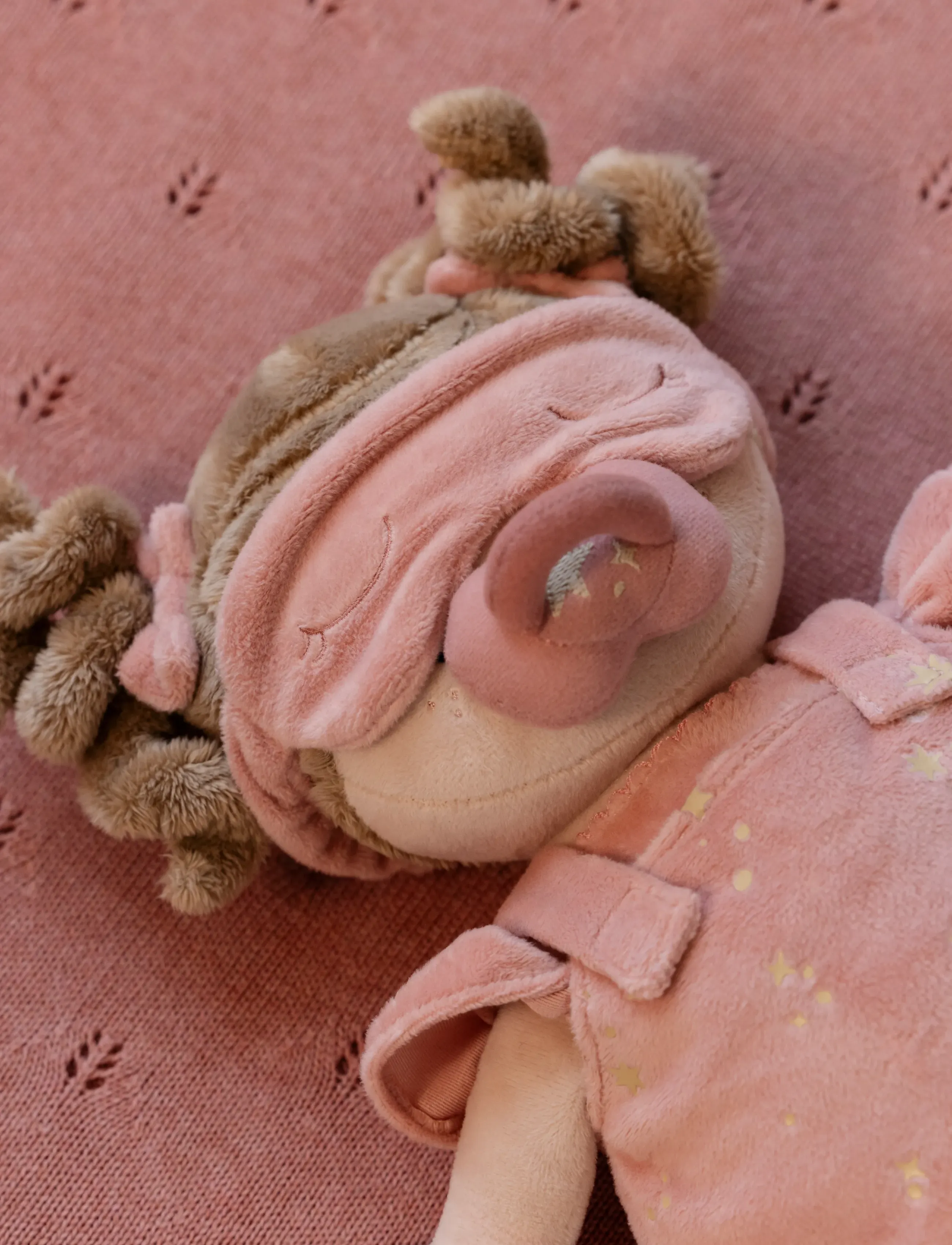 Little Dutch - Cuddle Doll Baby Rosa 40cm - dukker - white, pink, brown - 5