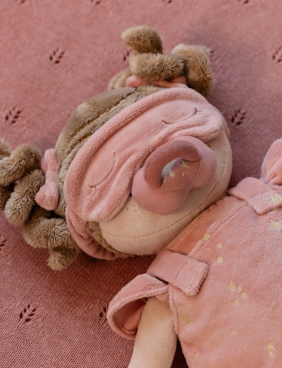 Little Dutch - Cuddle Doll Baby Rosa 40cm - dockor - white, pink, brown - 5