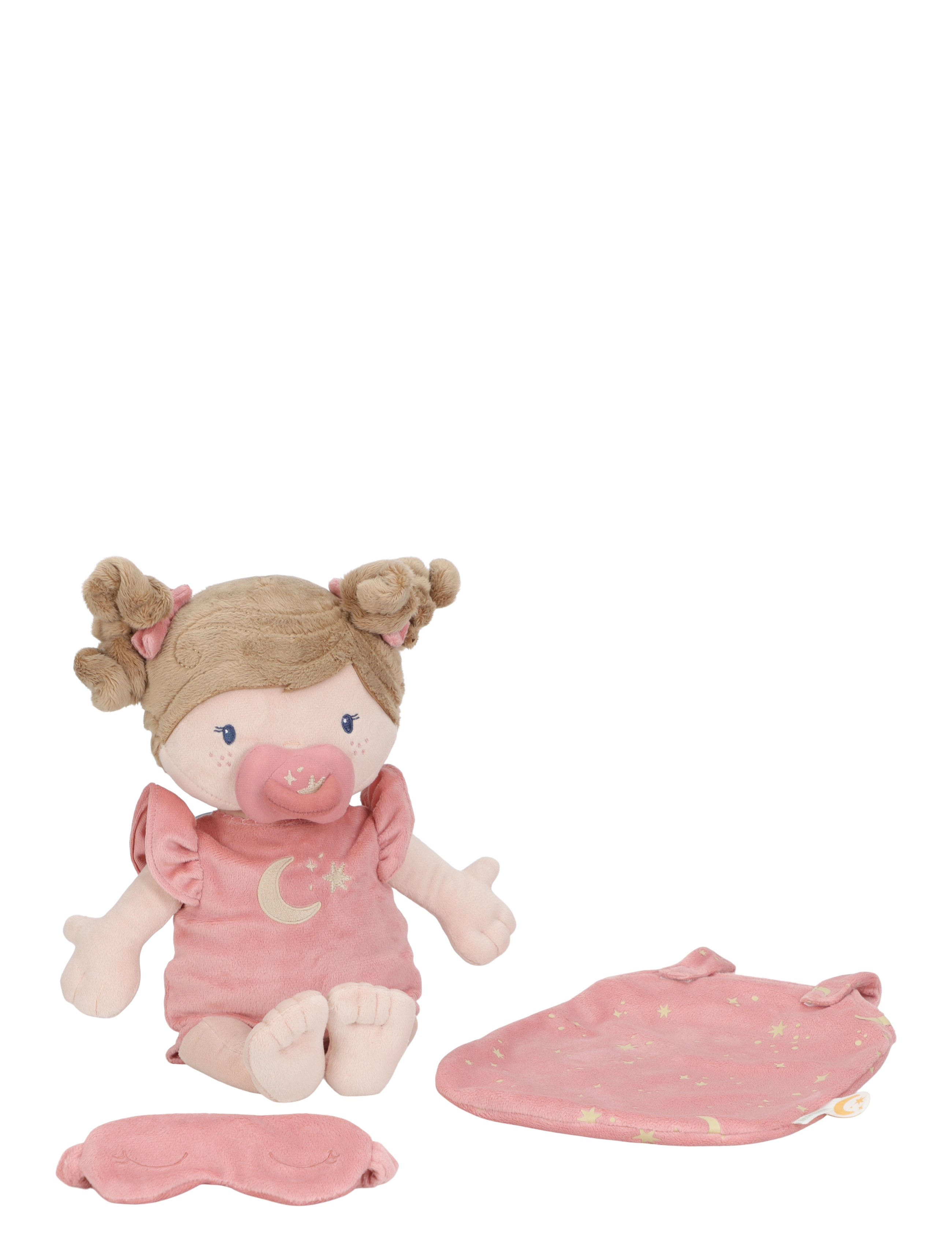 Little Dutch - Cuddle Doll Baby Rosa 40cm - dukker - white, pink, brown - 3