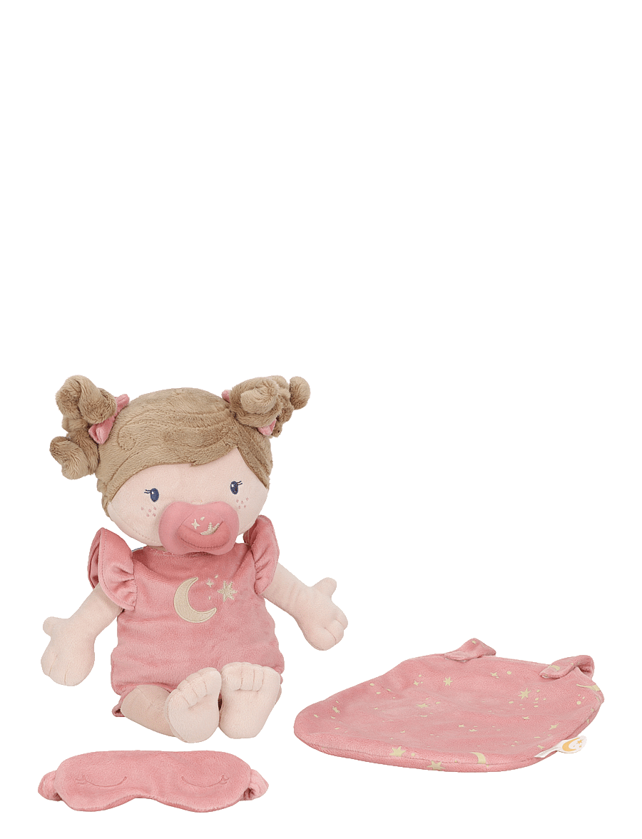 Little Dutch - Cuddle Doll Baby Rosa 40cm - dockor - white, pink, brown - 3