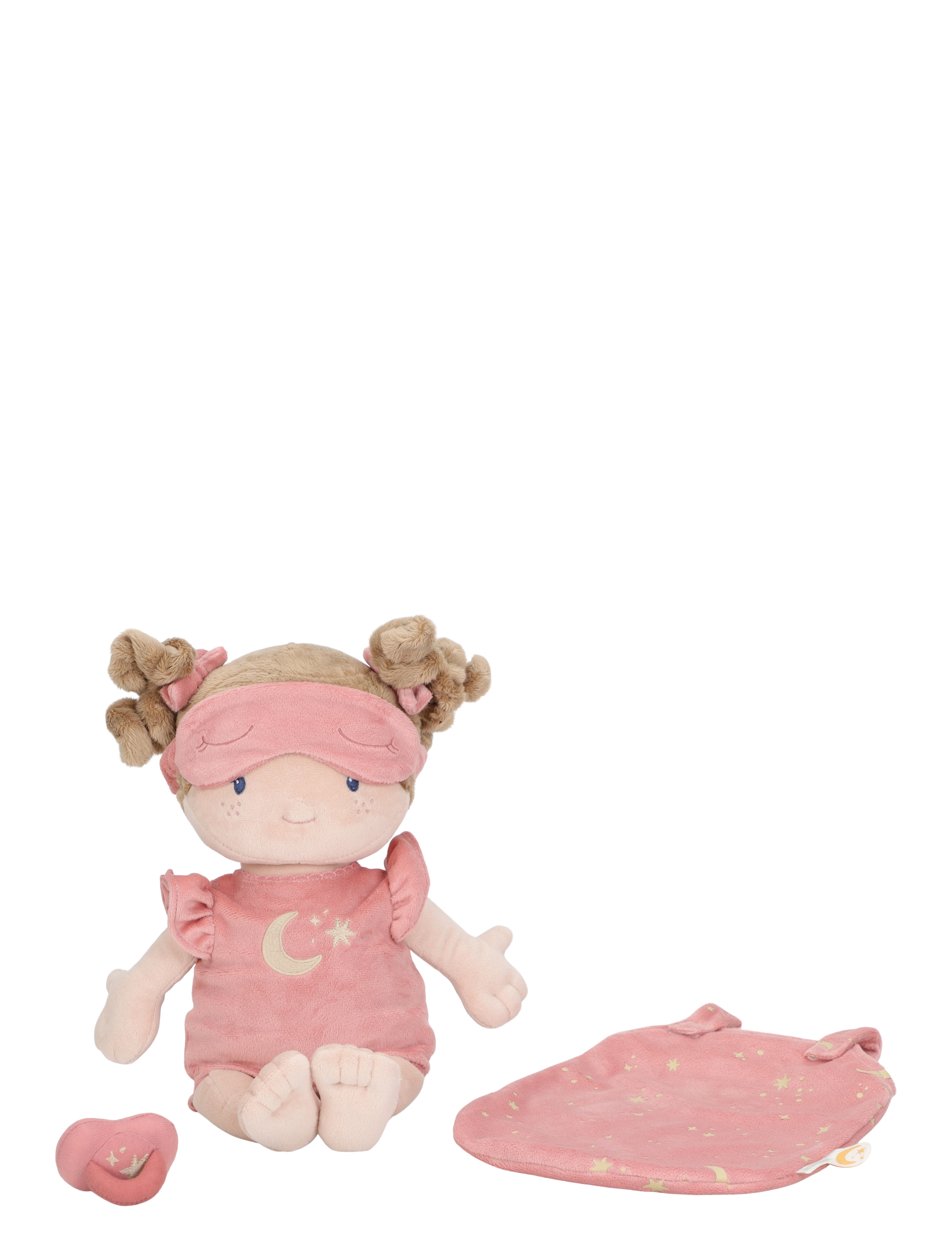 Little Dutch - Cuddle Doll Baby Rosa 40cm - dukker - white, pink, brown - 4