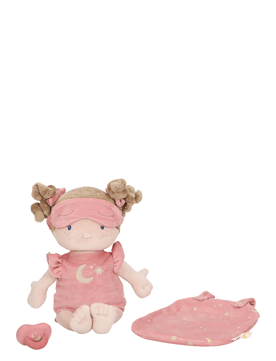 Little Dutch - Cuddle Doll Baby Rosa 40cm - dockor - white, pink, brown - 4