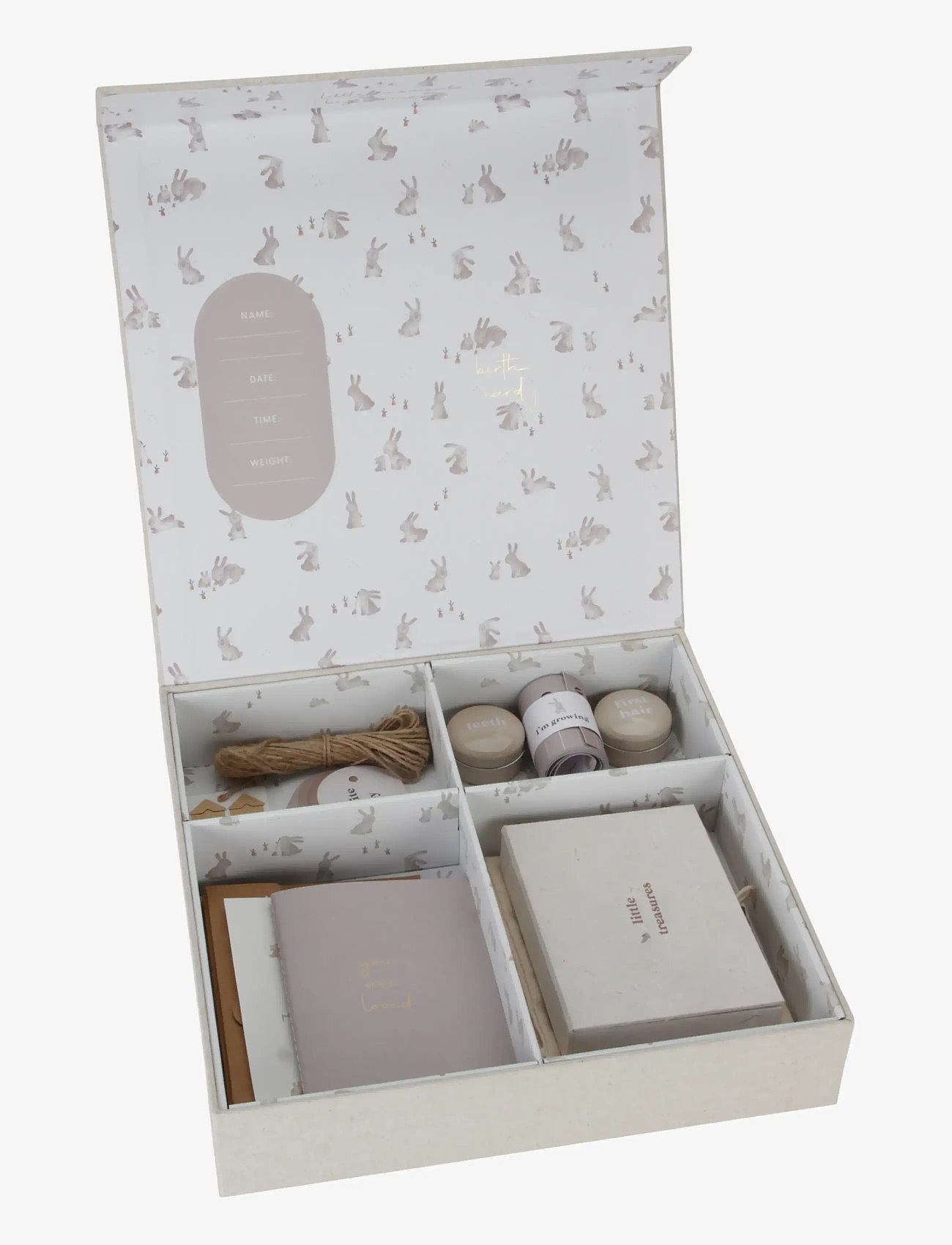 Little Dutch - Little Dutch  Memory box Baby Bunny FSC - shoppa efter ålder - grey - 1