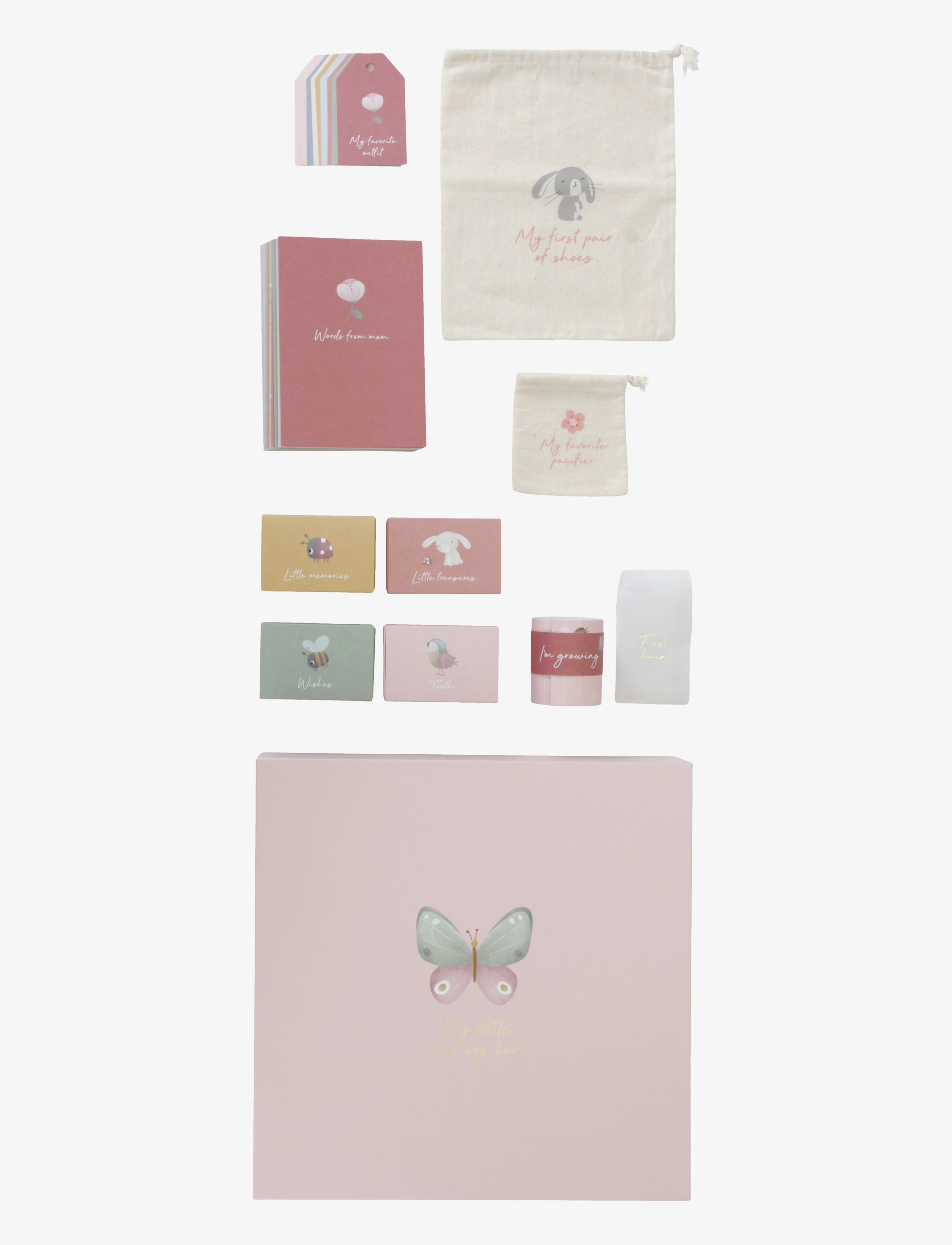Little Dutch - Little Dutch - Memory box Flowers & Butterflies - pink - 4
