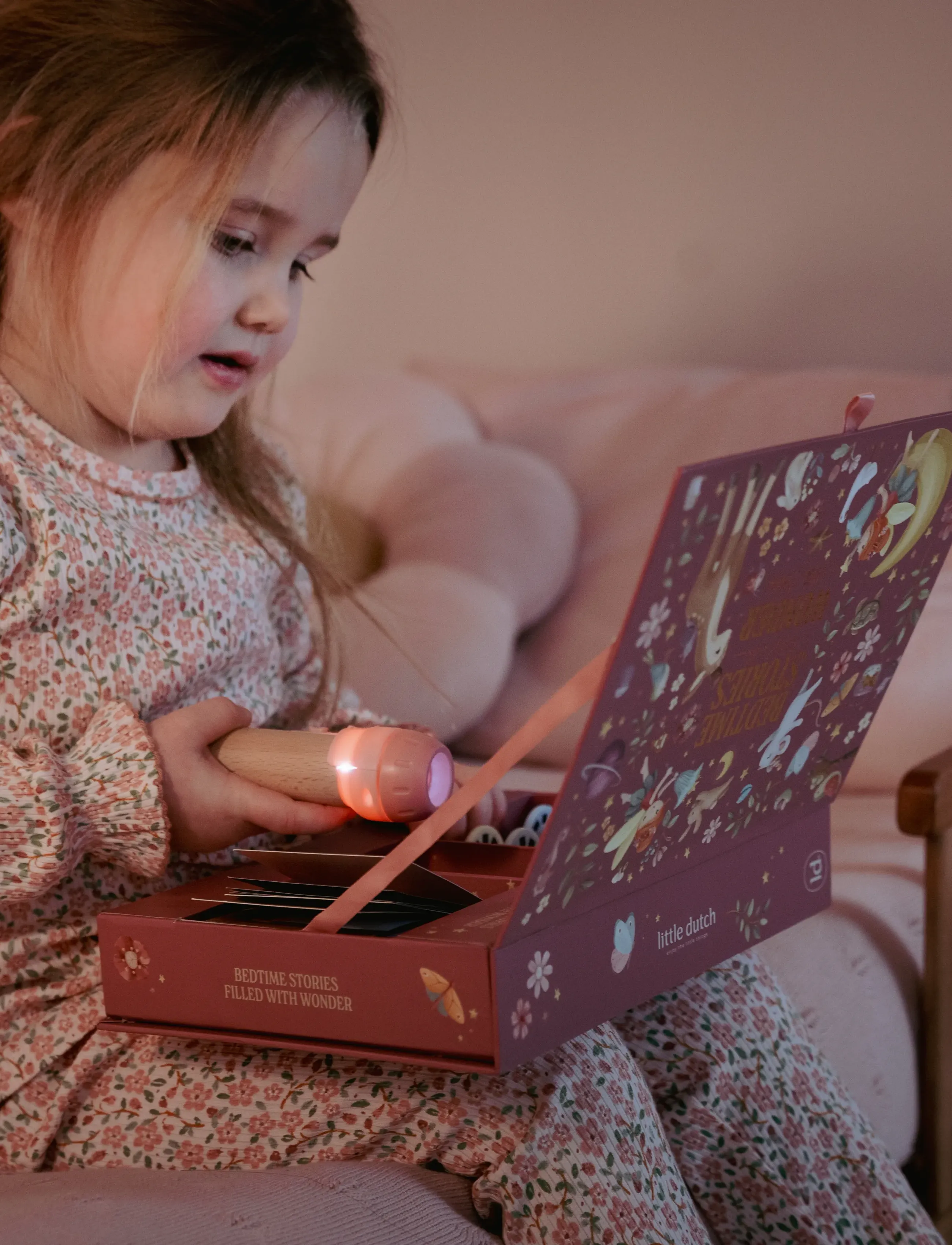 Little Dutch Story Projector - Pink, One Size, Pink, Legetøj > Electronic & Media, Børn