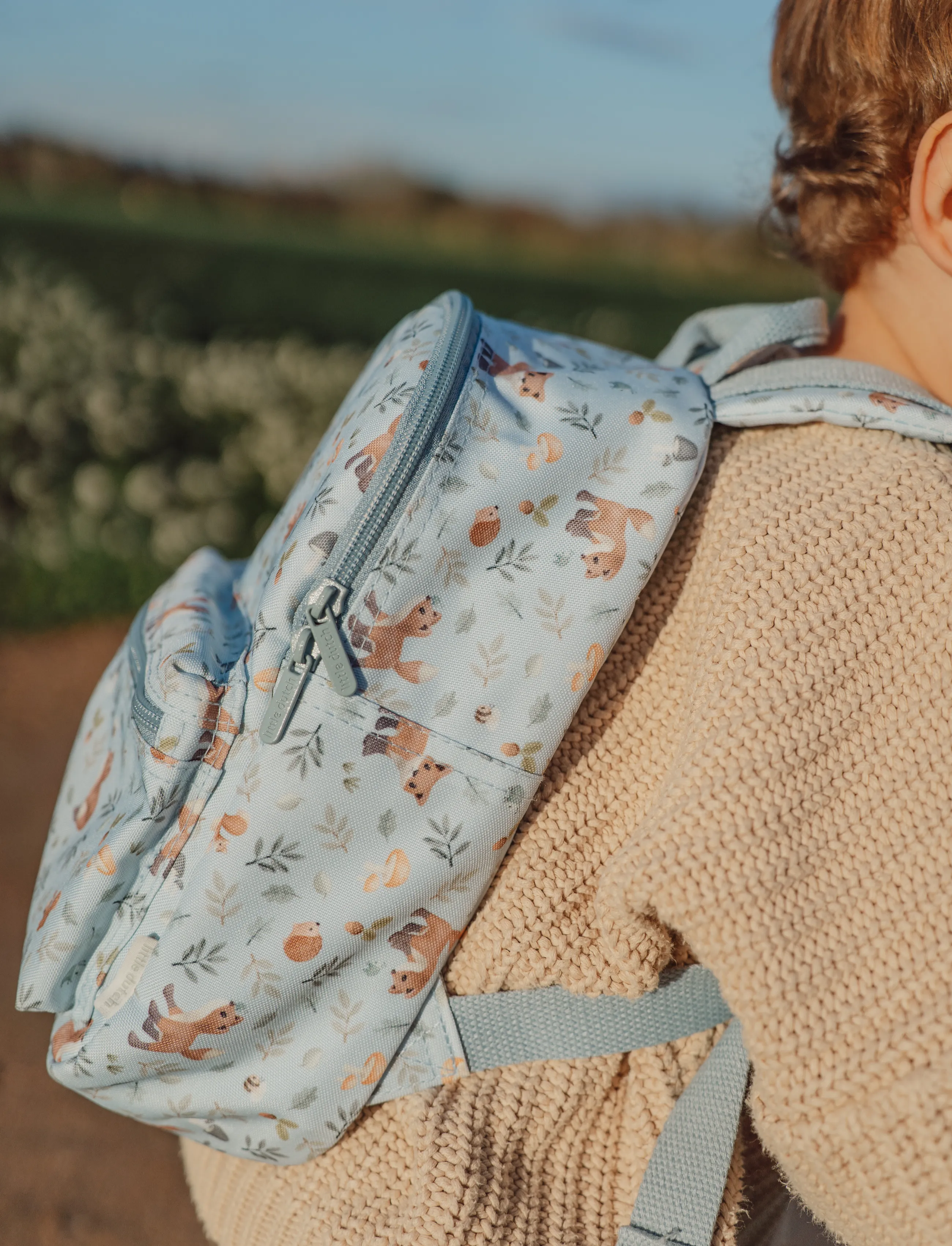 Little Dutch - Backpack Forest Friends - rygsække - blue - 4