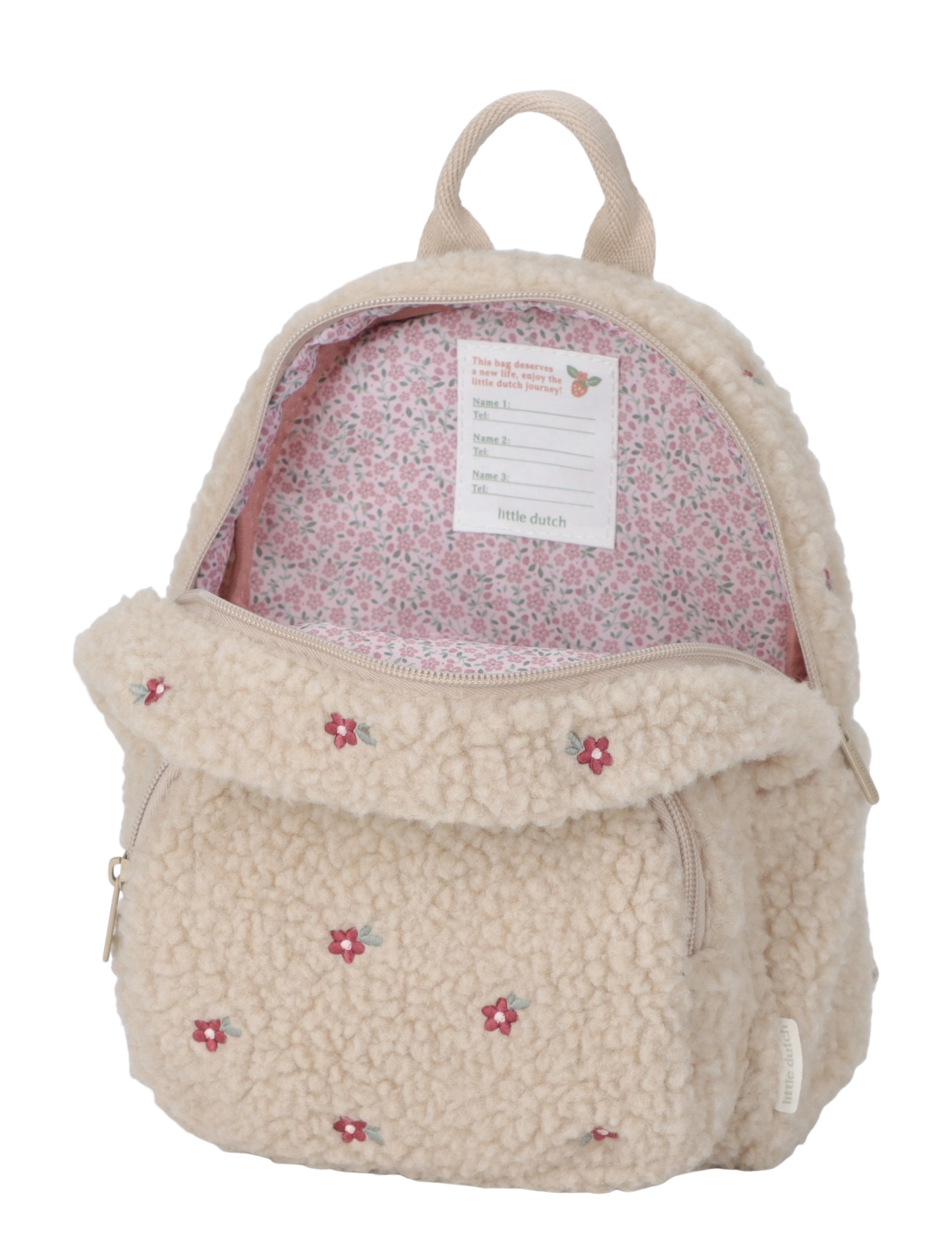Little Dutch - Backpack Teddy Fairy Garden - ryggsäckar - beige - 3