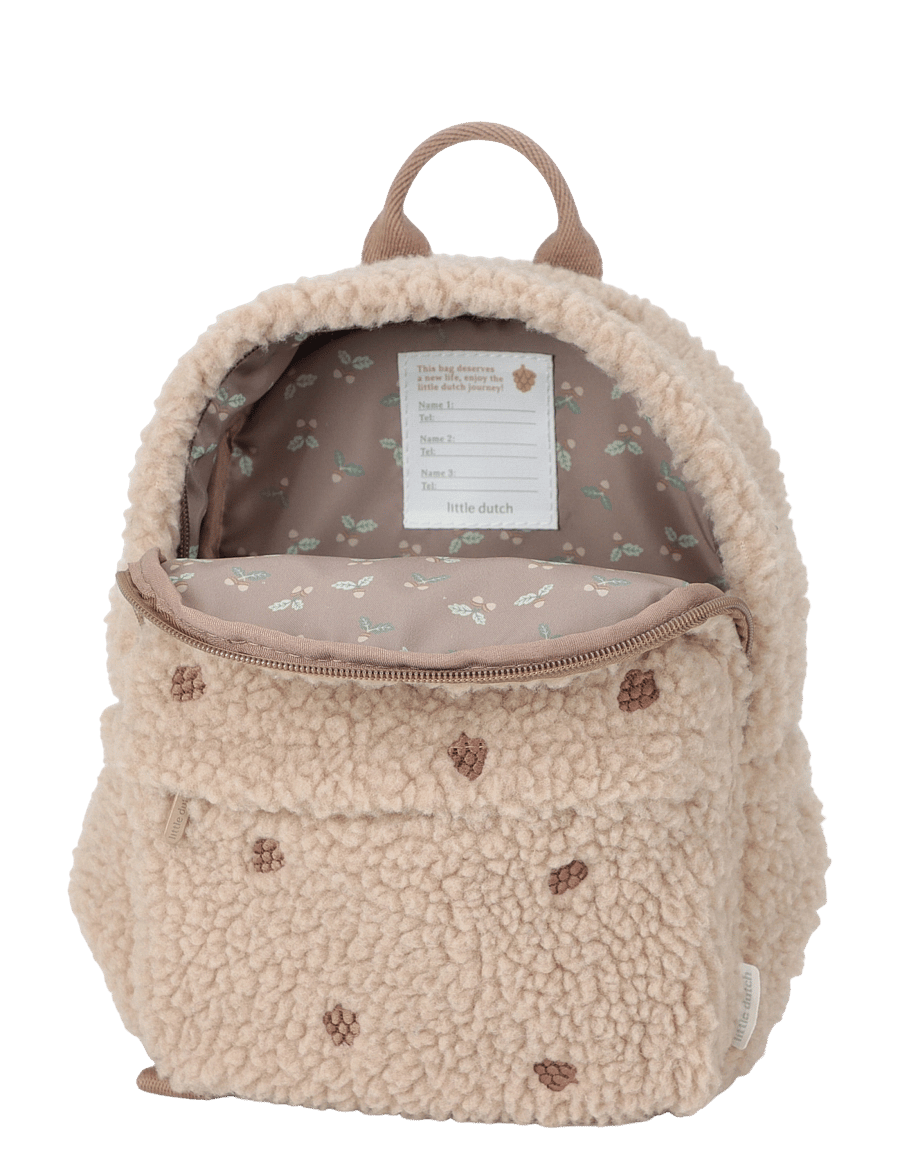 Little Dutch - Backpack Teddy Forest Friends - ryggsäckar - beige - 5