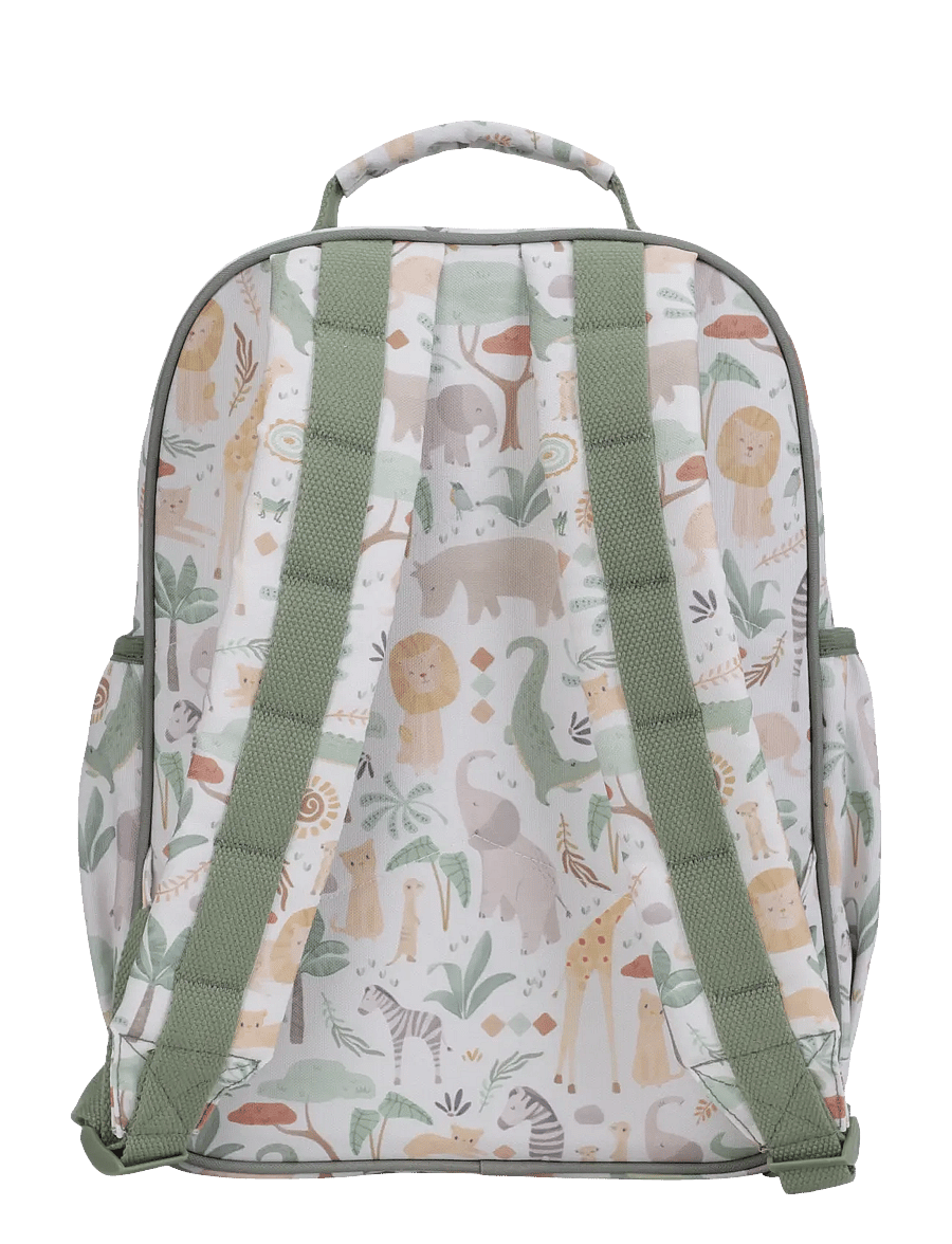 Little Dutch - Little Dutch - Backpack large - Safari Friends - ryggsäckar - green - 2