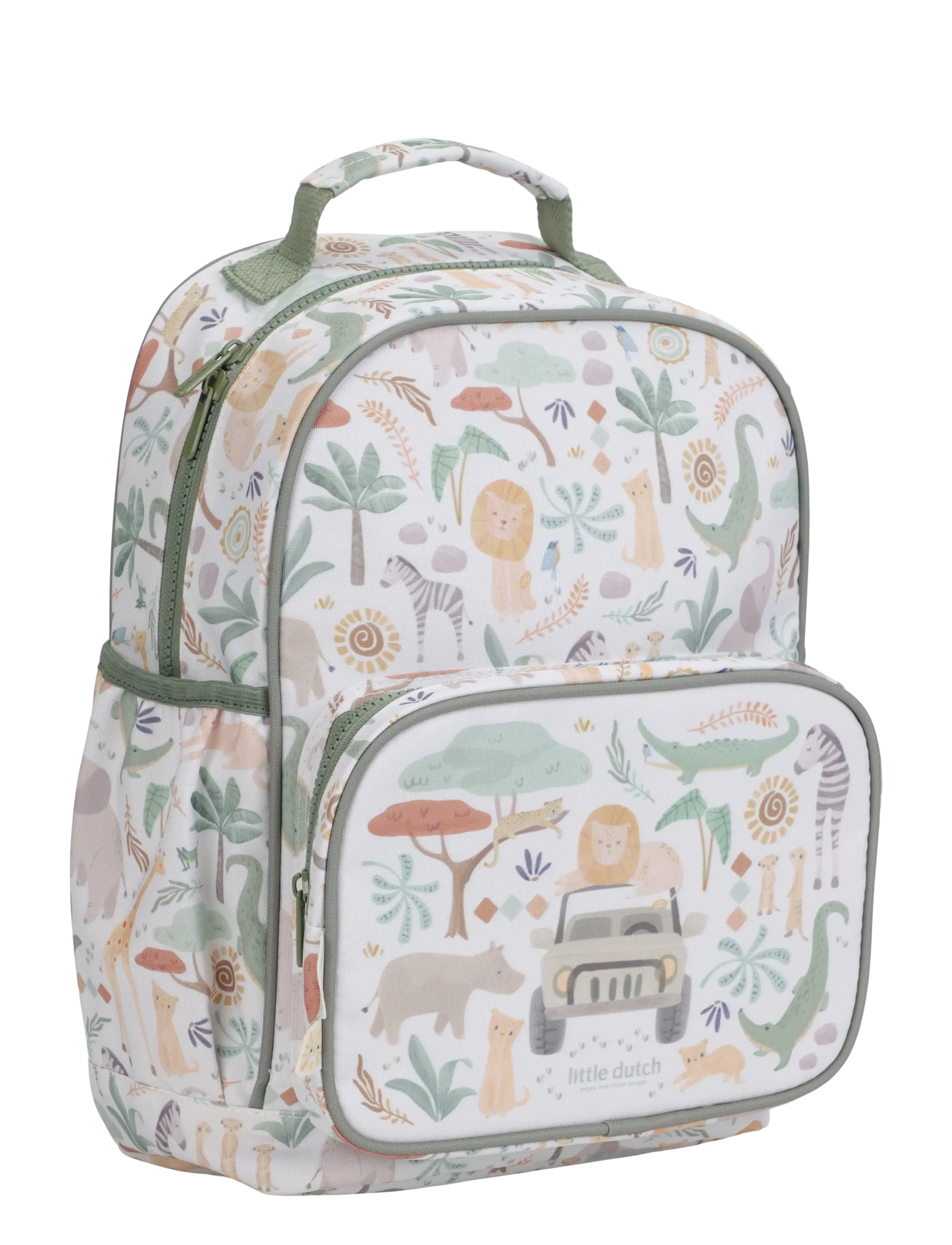 Little Dutch - Little Dutch - Backpack large - Safari Friends - ryggsäckar - green - 3
